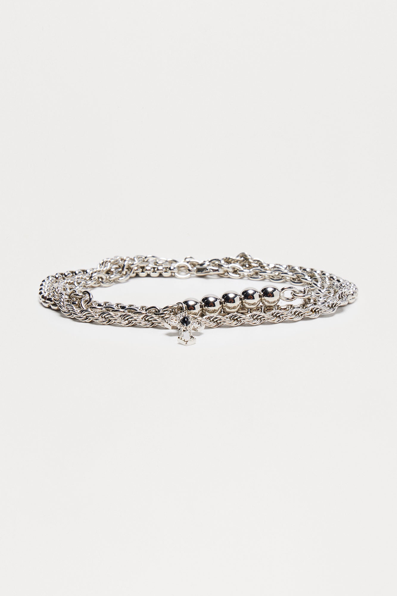 Gatsby Cross Beaded Bracelet Set