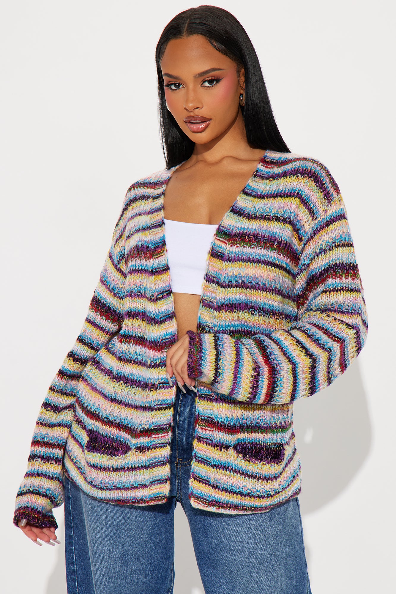 Meet Me There Striped Cardigan
