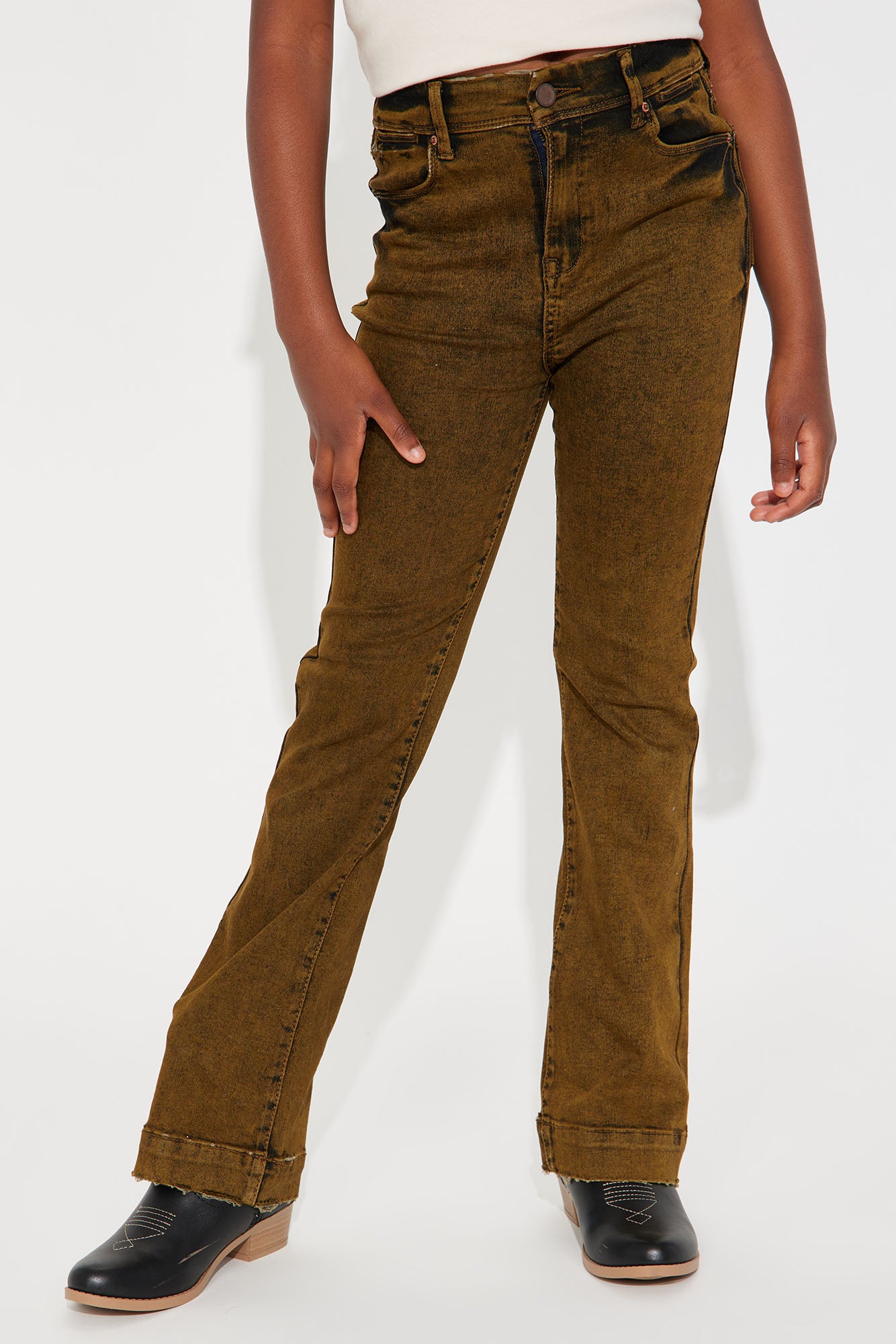 Mini Zuri Stretch Bootcut Jeans