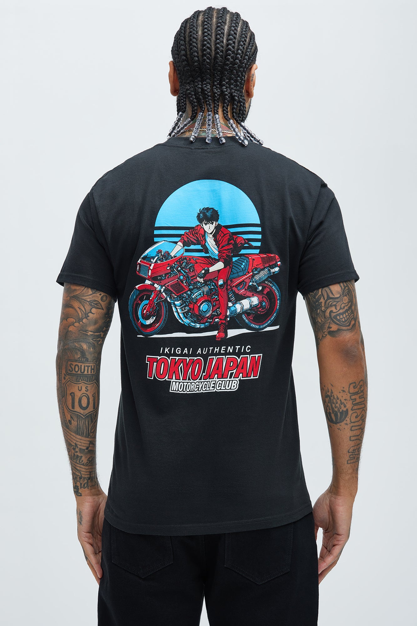 Anime Moto Club Short Sleeve Tee