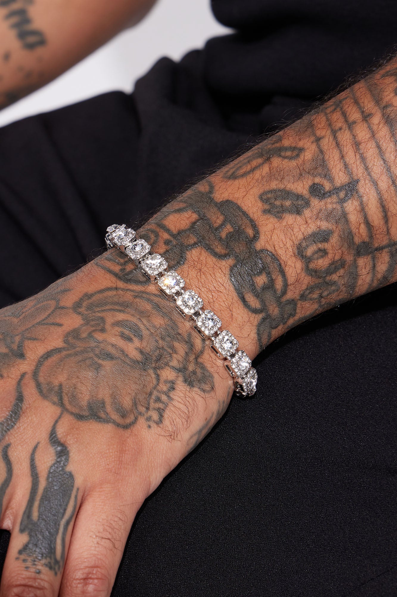 Iced Micro Cluster Chain Bracelet