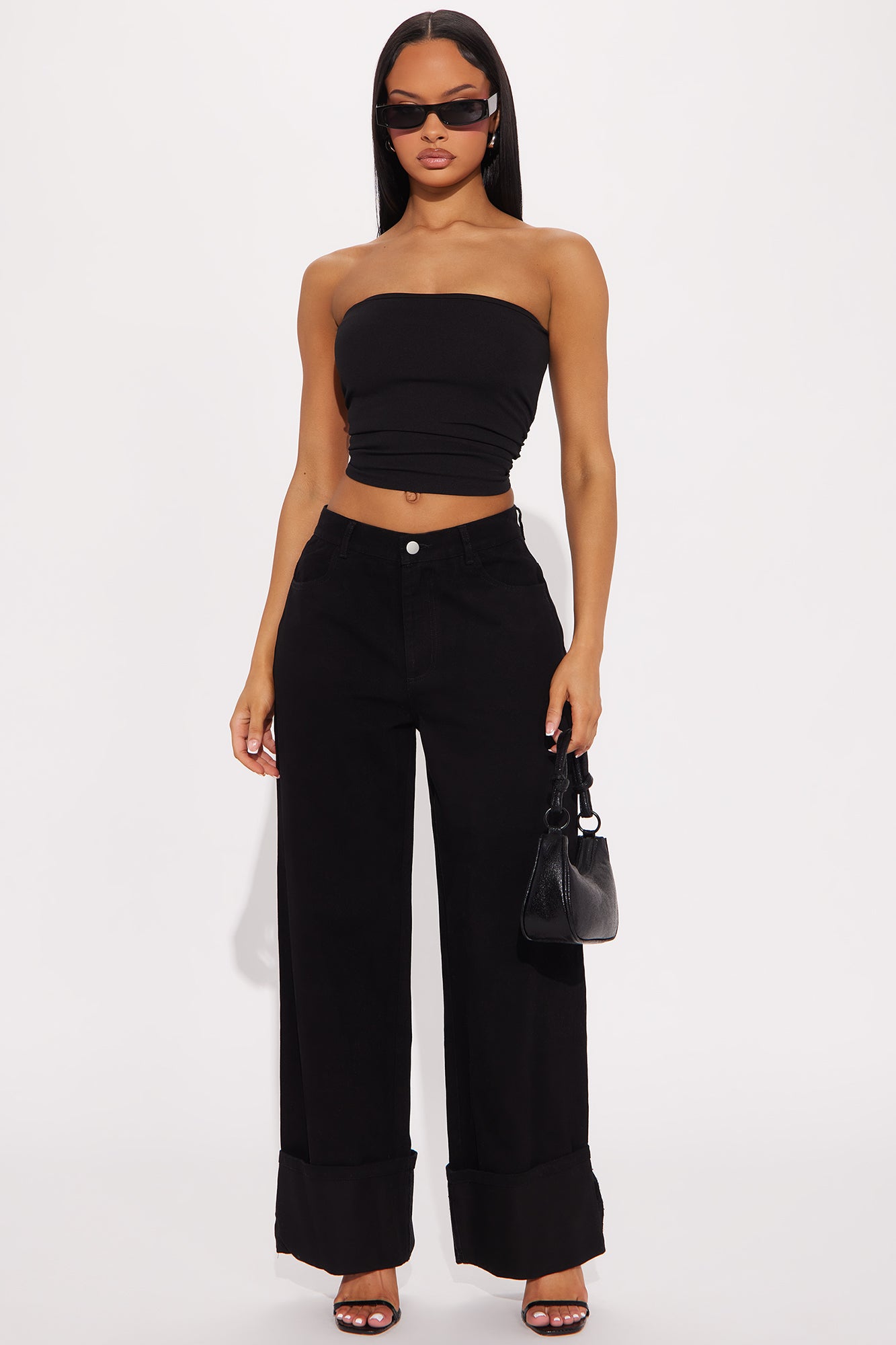 Sonya Cropped Wide Leg Pant