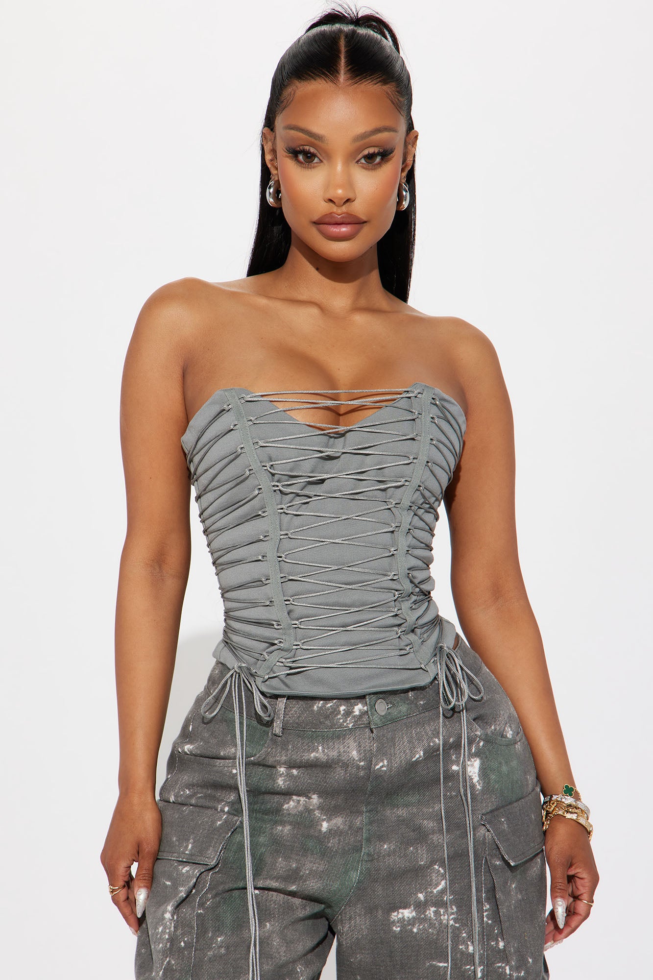 Hot List Strappy Corset top