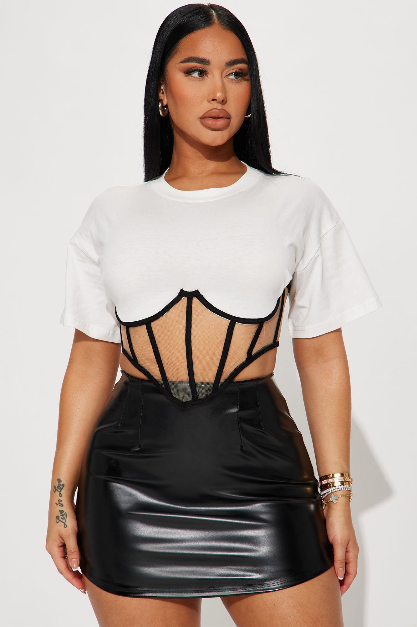 Double Take Corset Top