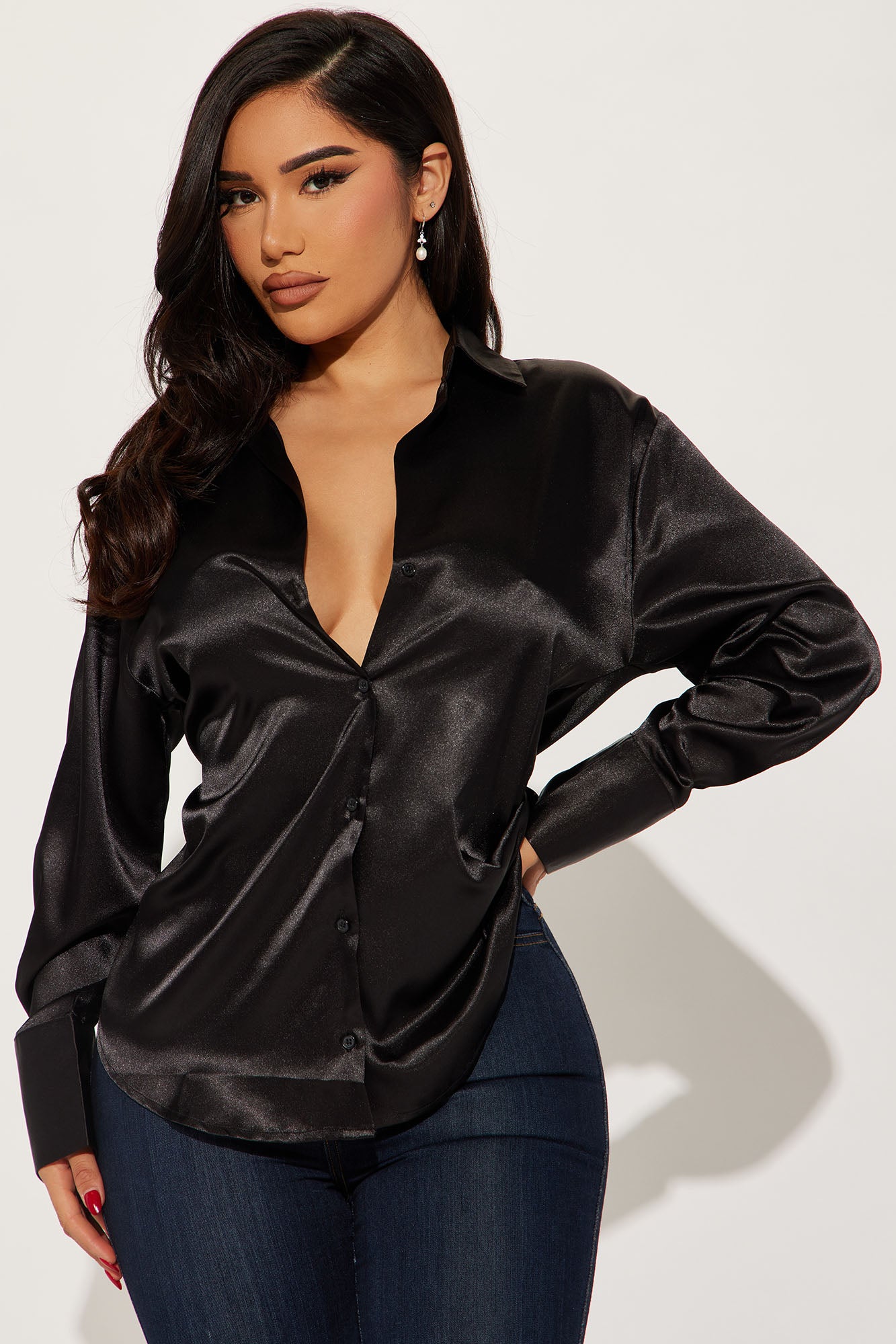 Closet Staple Satin Shirt