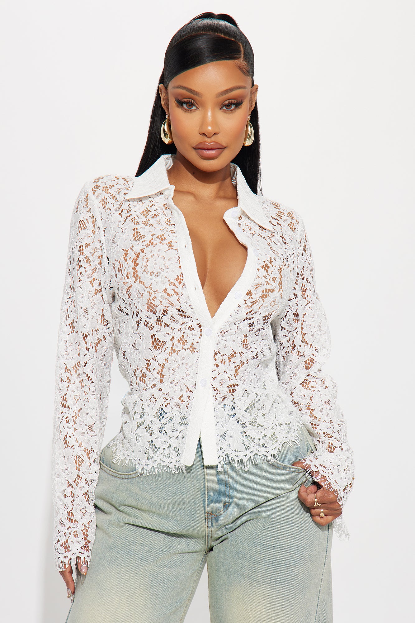 Love Letters Lace Shirt