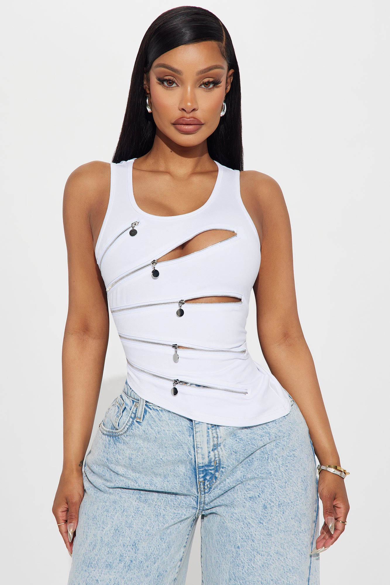 Name Your Game Zipper Top