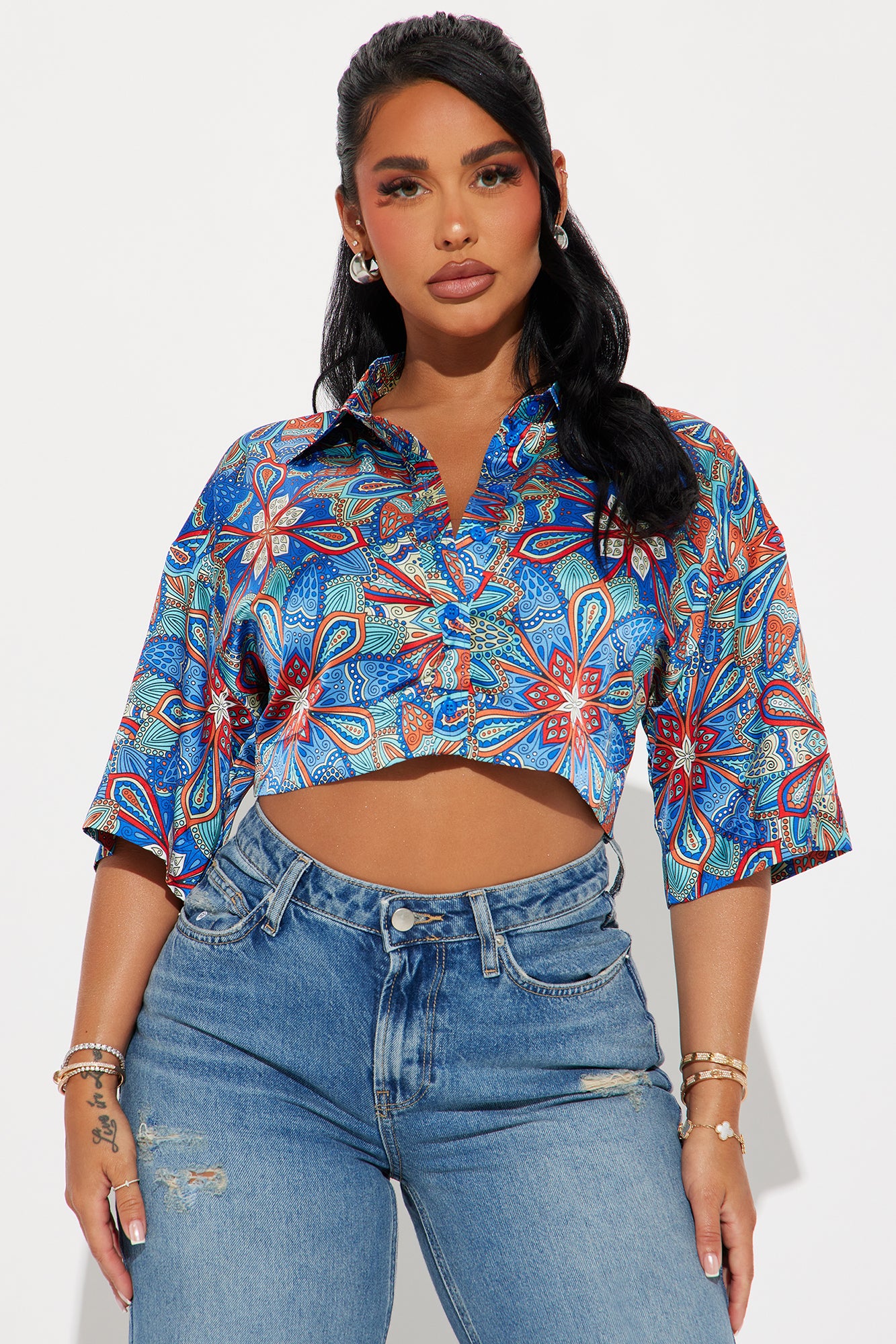 Twist And Turn Satin Shirt