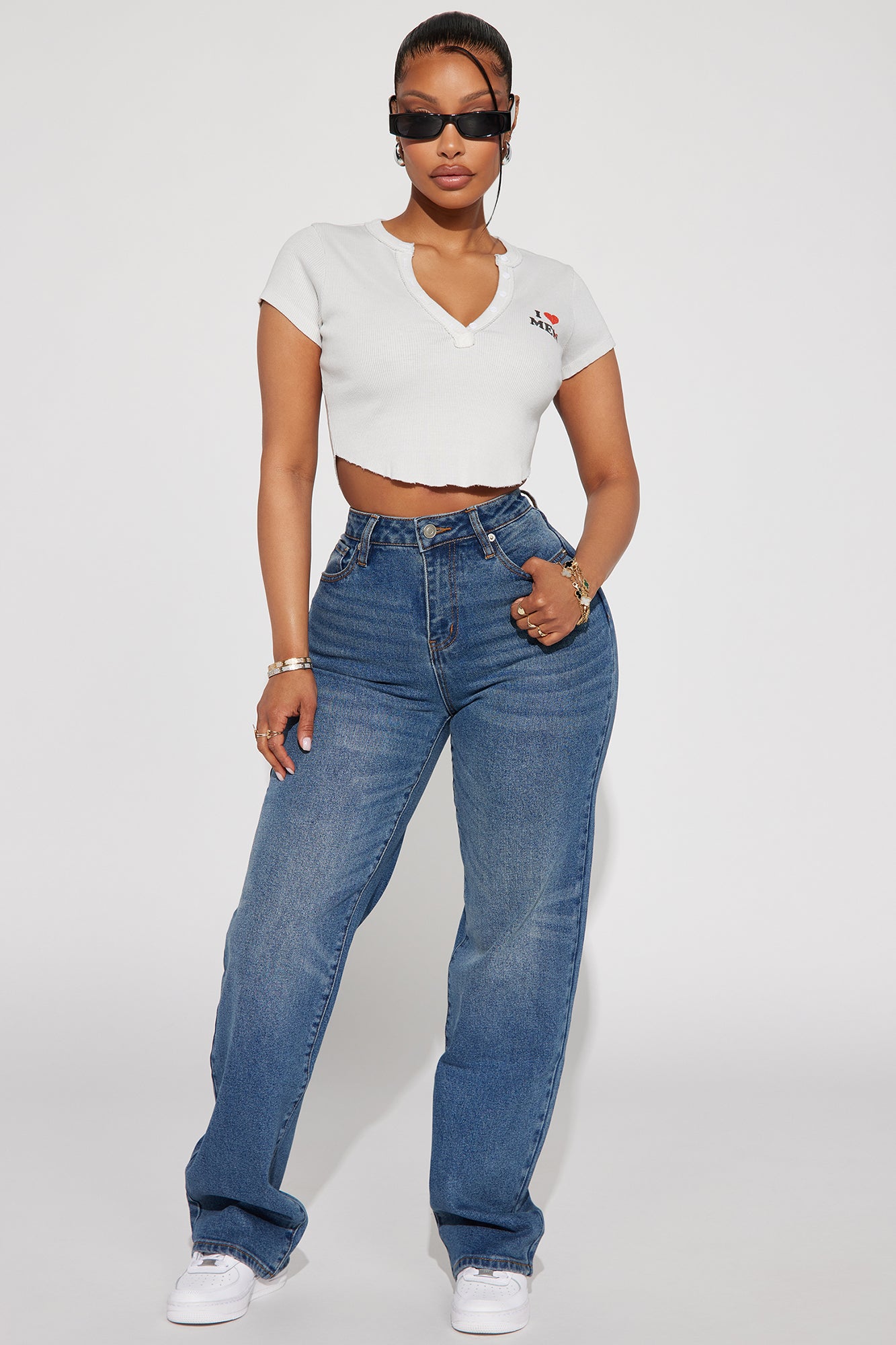 Left Him Speechless Straight Leg Jeans