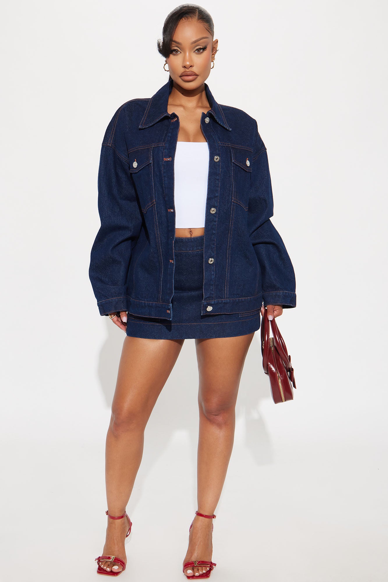 We're All Good Oversized Denim Jacket