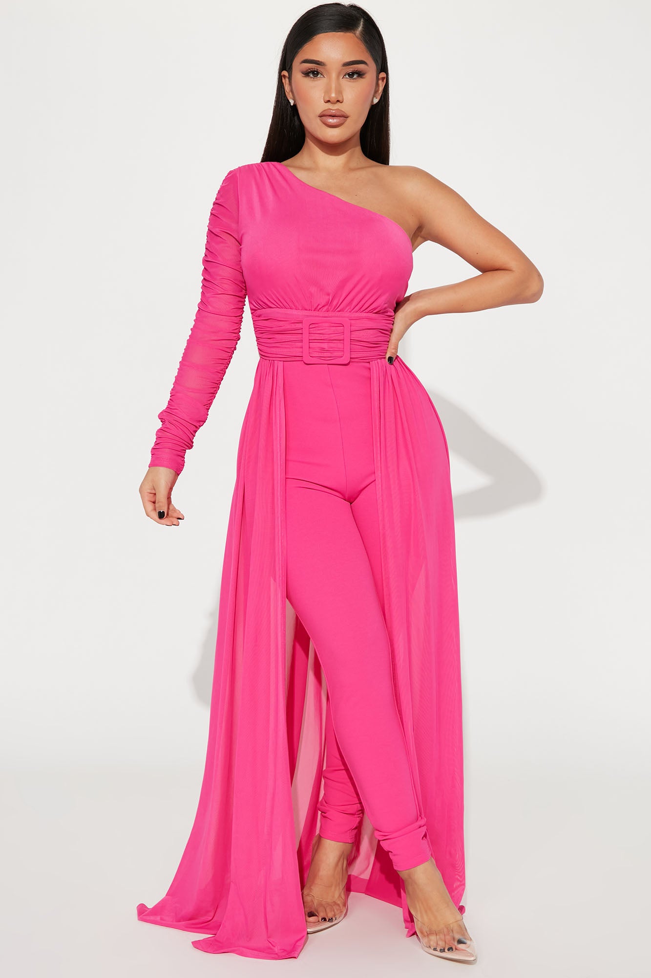 Better Be Sure Mesh Jumpsuit