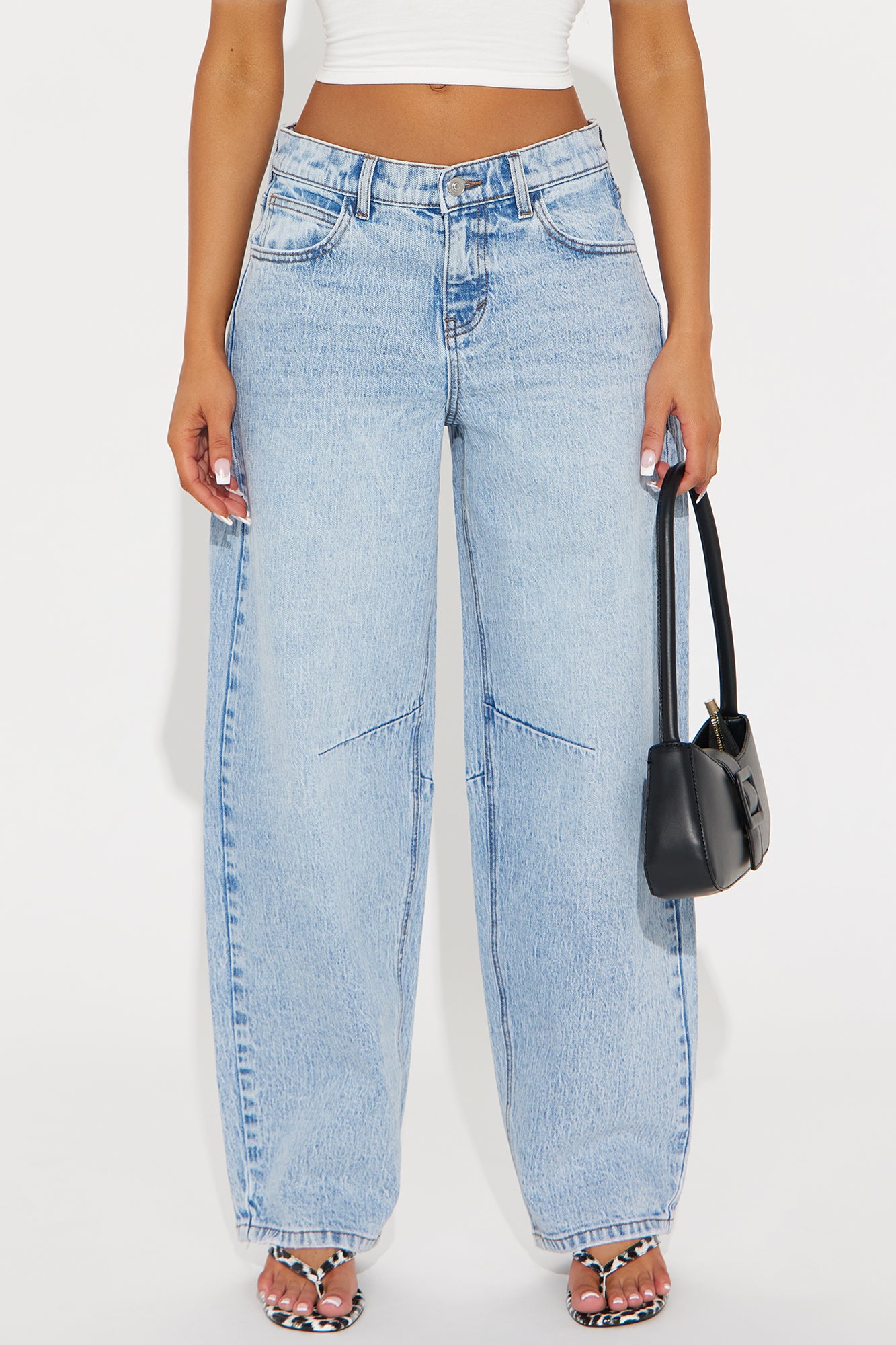 Elayna Barrel Leg Jeans
