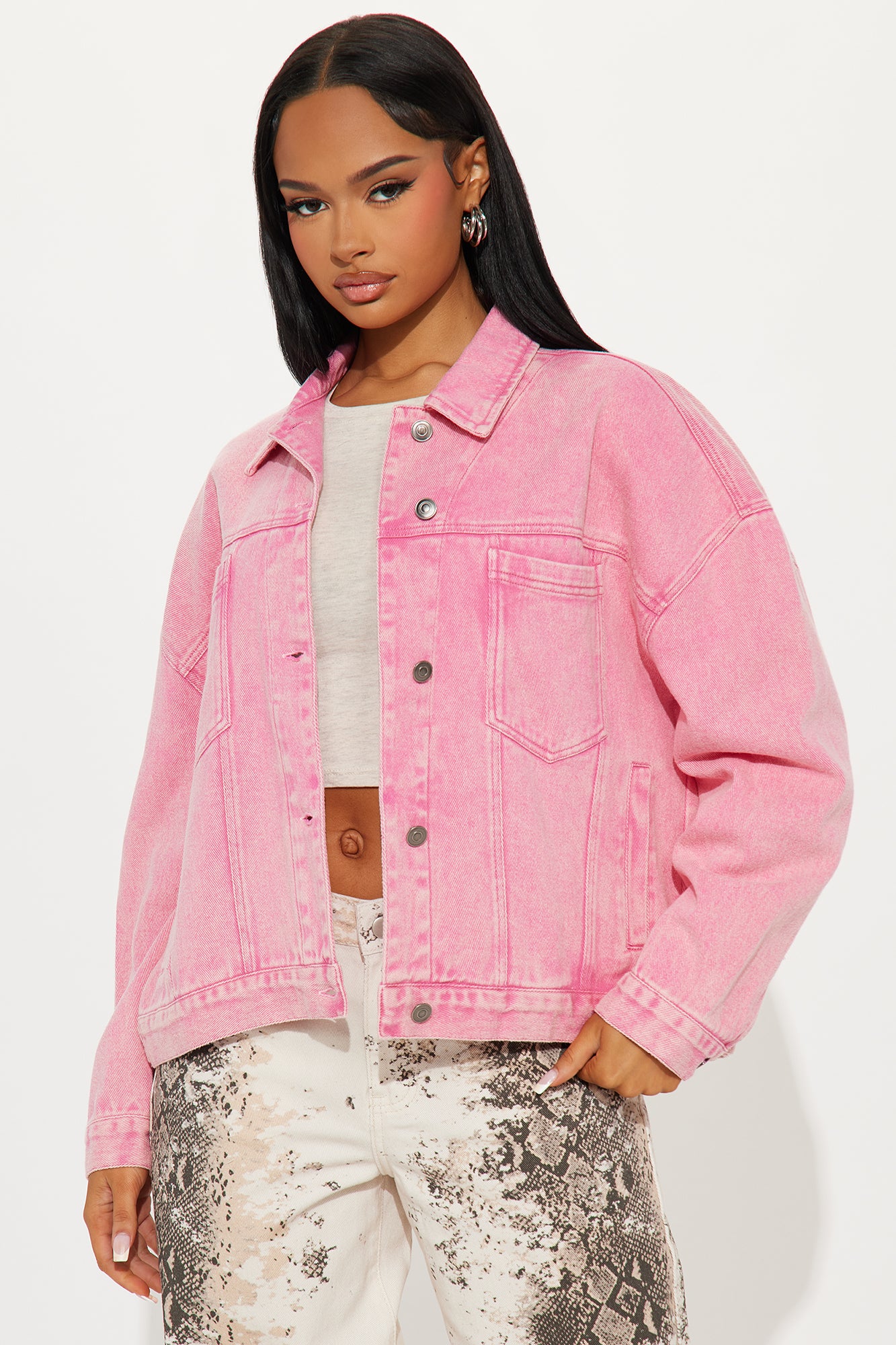 So Laid Back Washed Denim Jacket