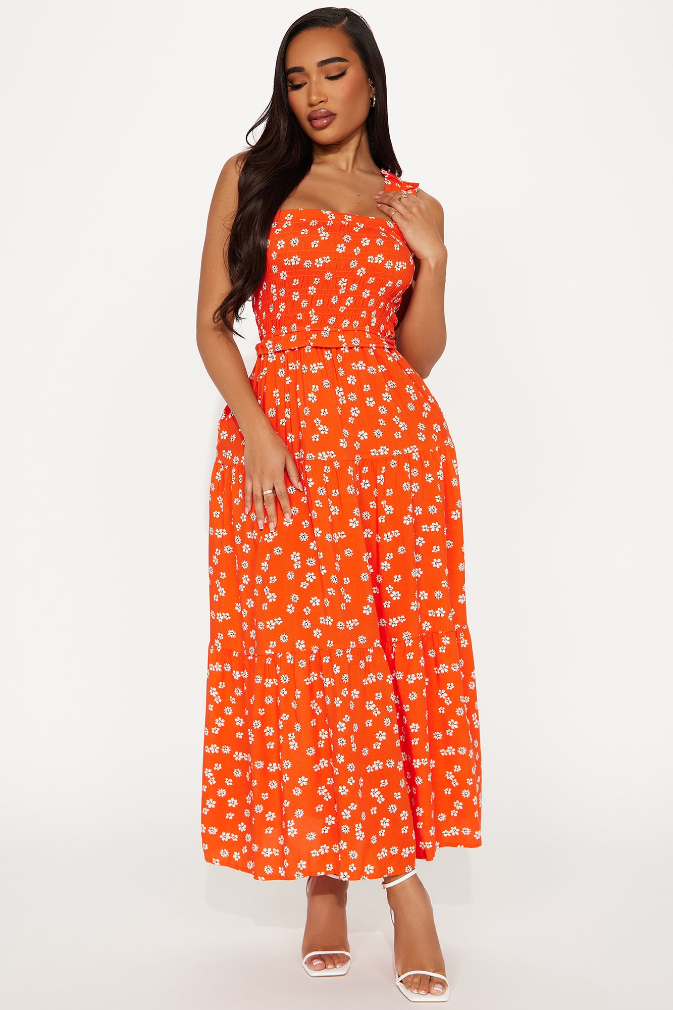 Lily Smocked Maxi Dress