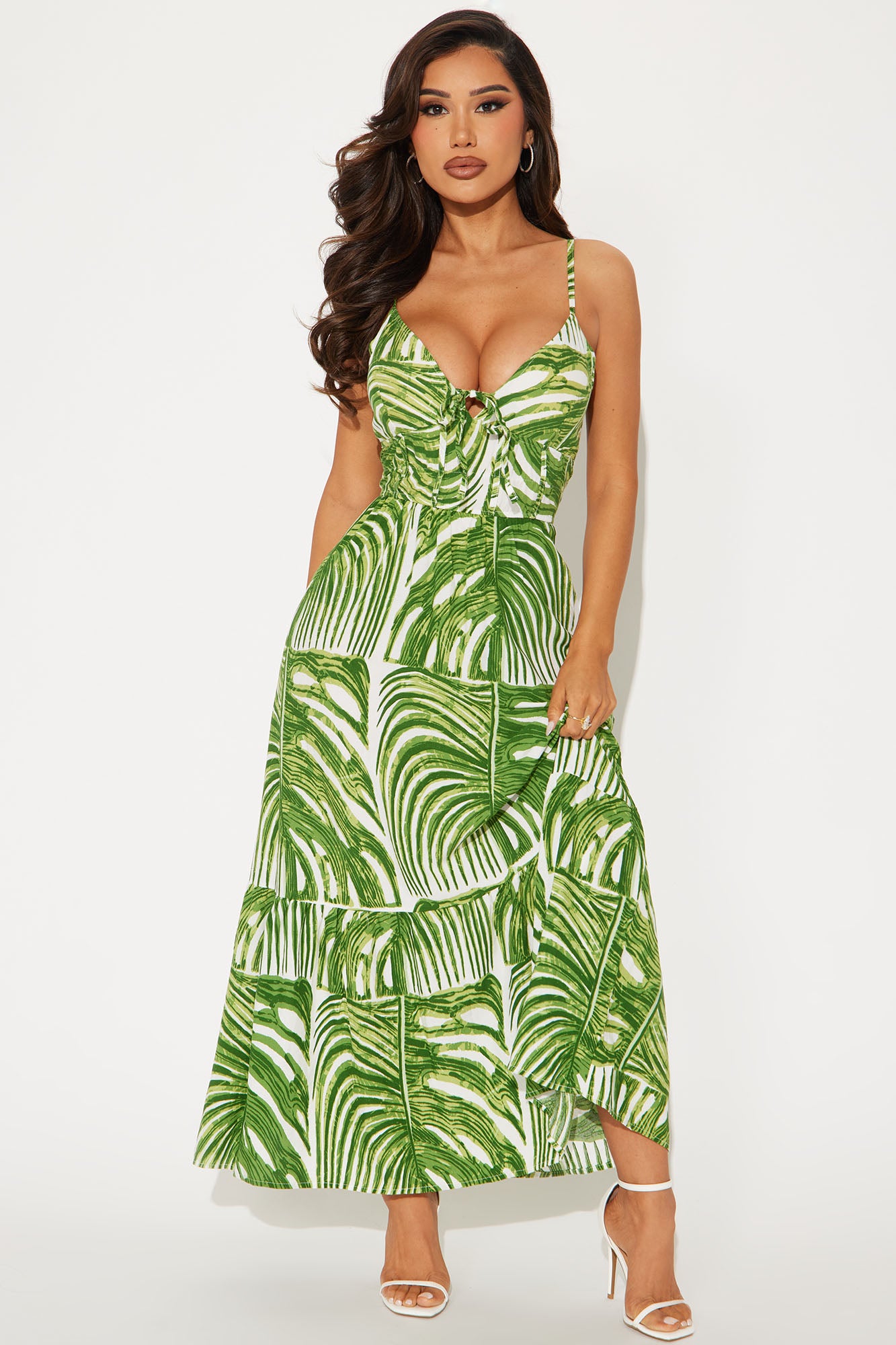 Lisa Printed Maxi Dress