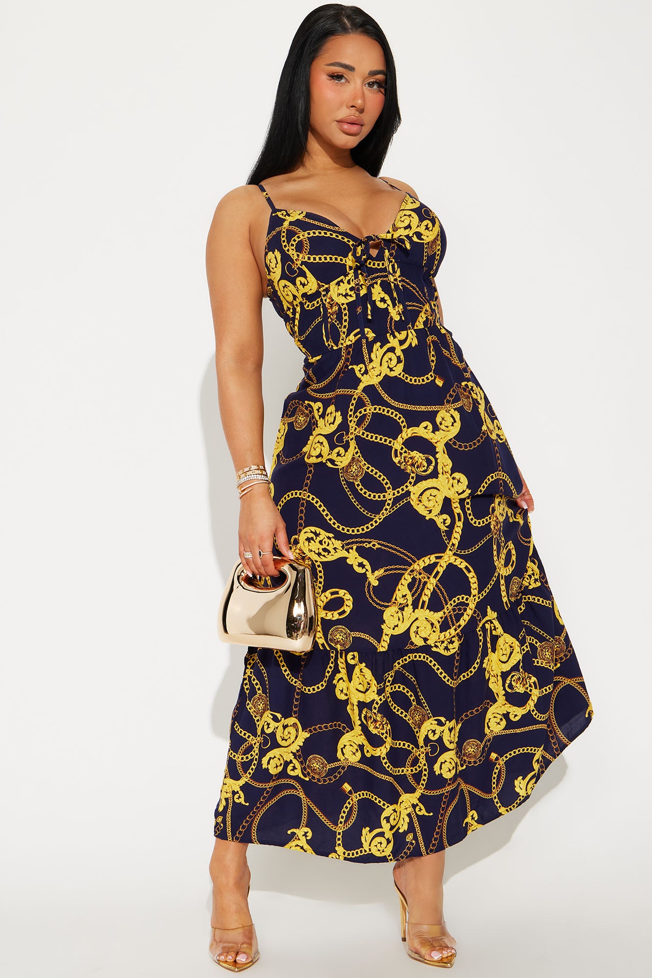 Lisa Printed Maxi Dress
