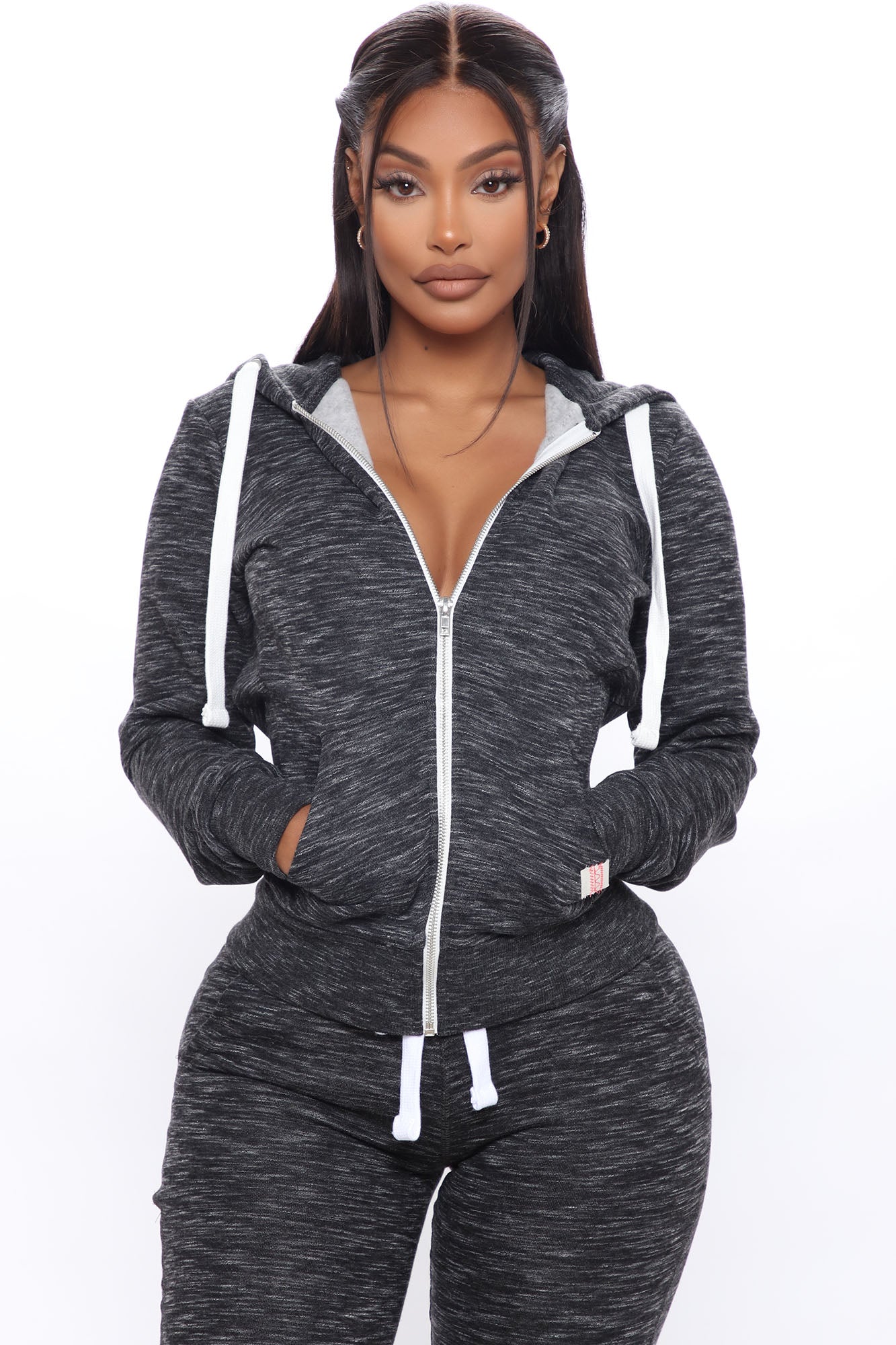 Relaxed Vibe Zip Up Jacket