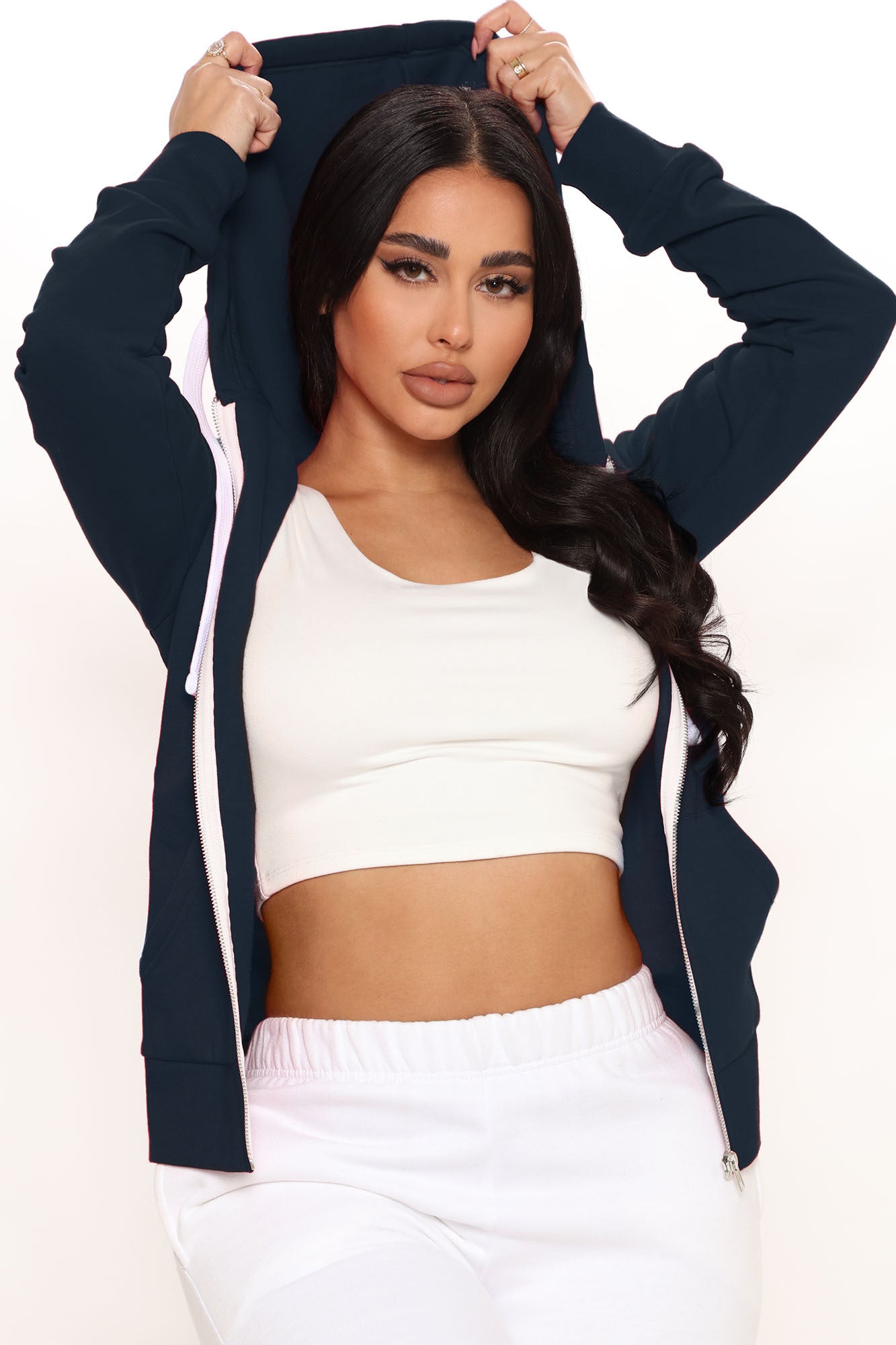 Relaxed Vibe Zip Up Jacket