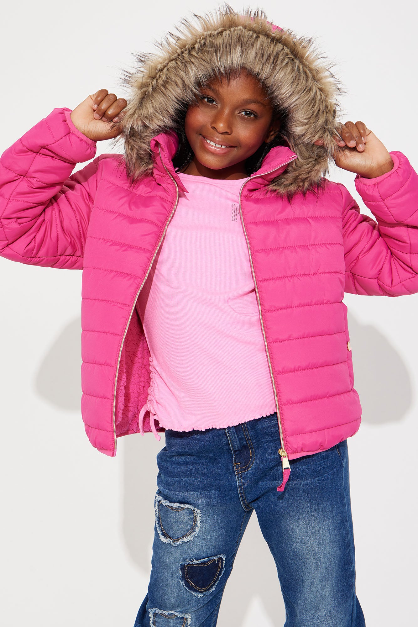 Mini Always Ready For Fun Puffer Coat