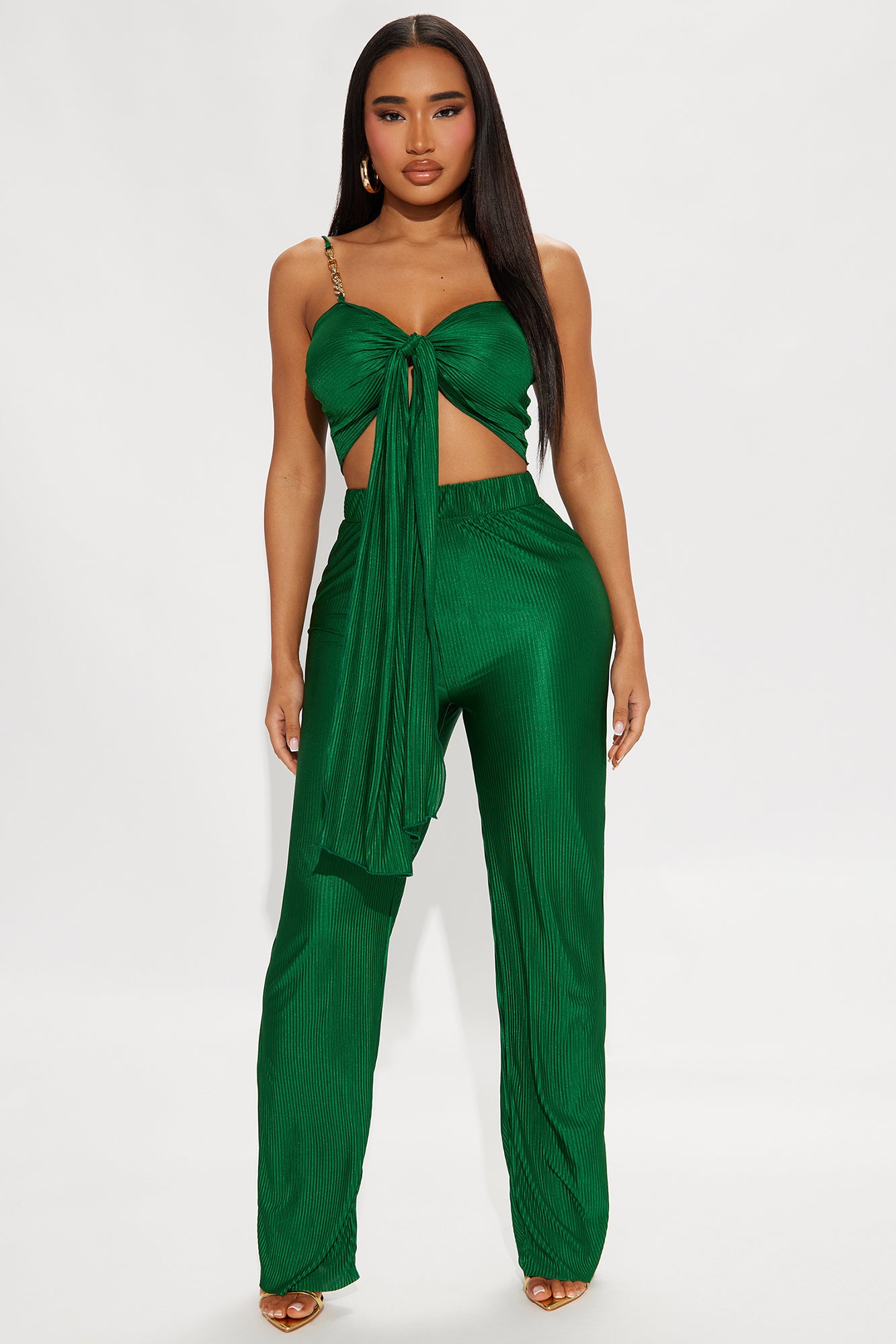 Royal Fantasies Plisse Pant Set
