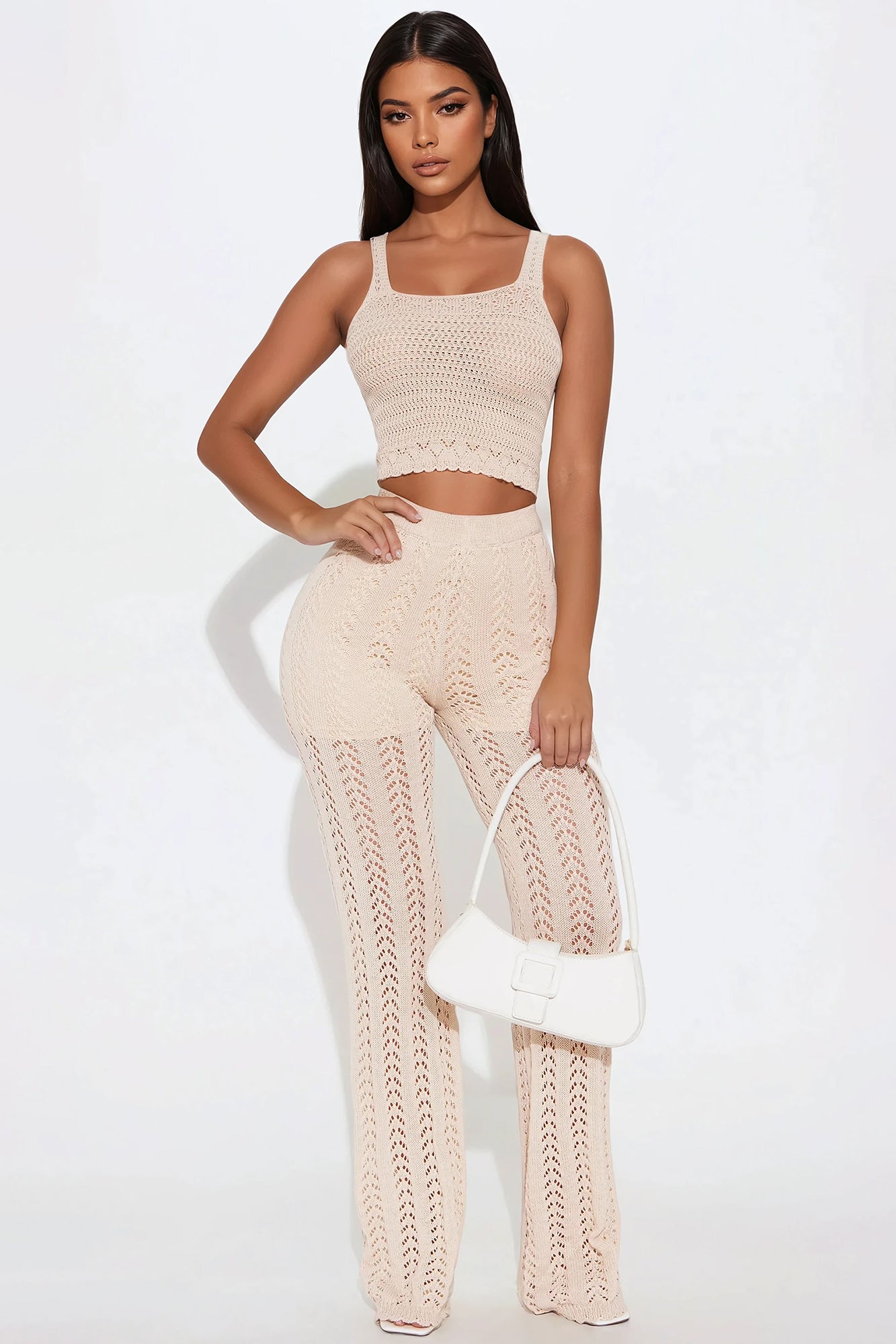 Makana Crochet Pant Set