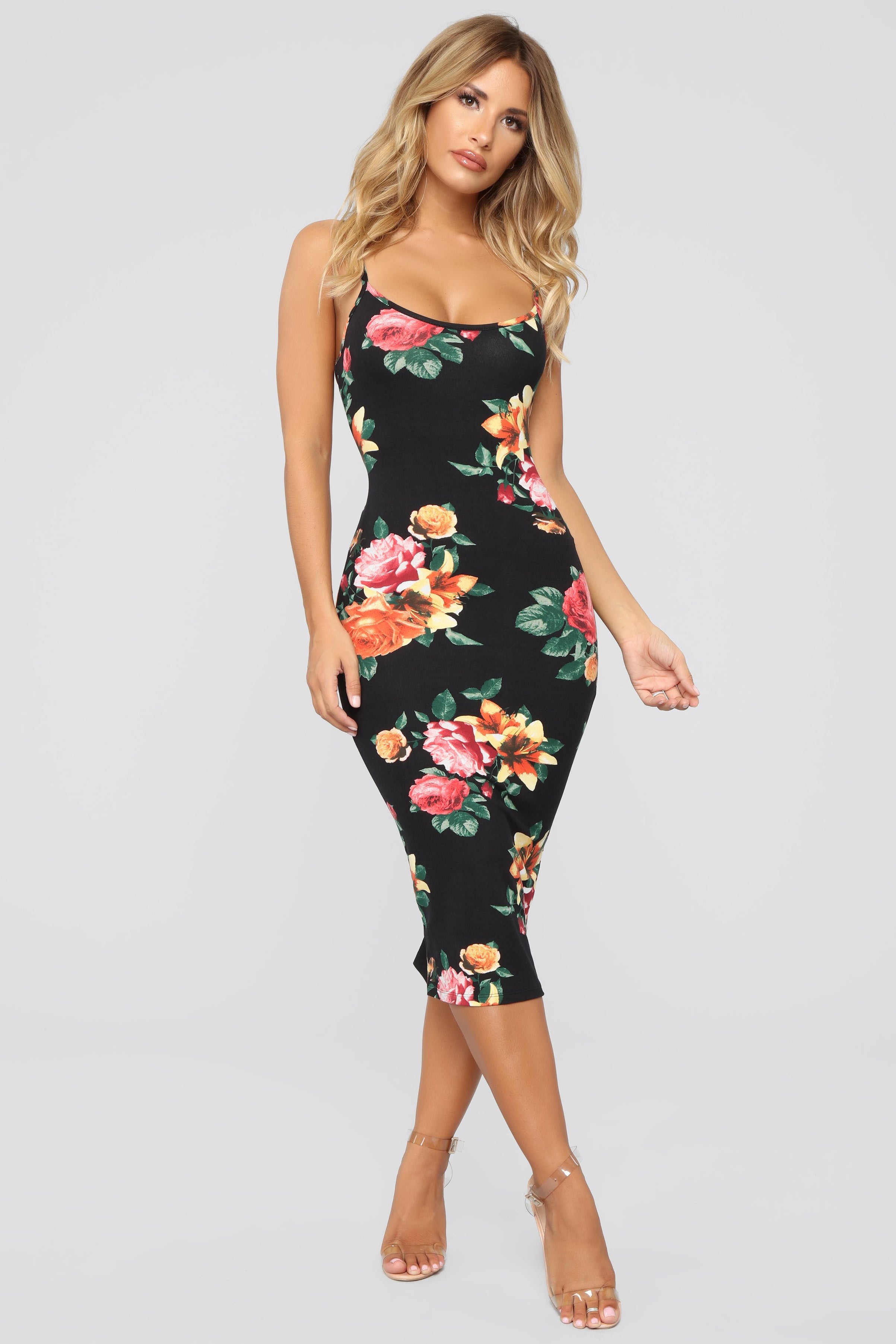 Body Moves Midi Dress