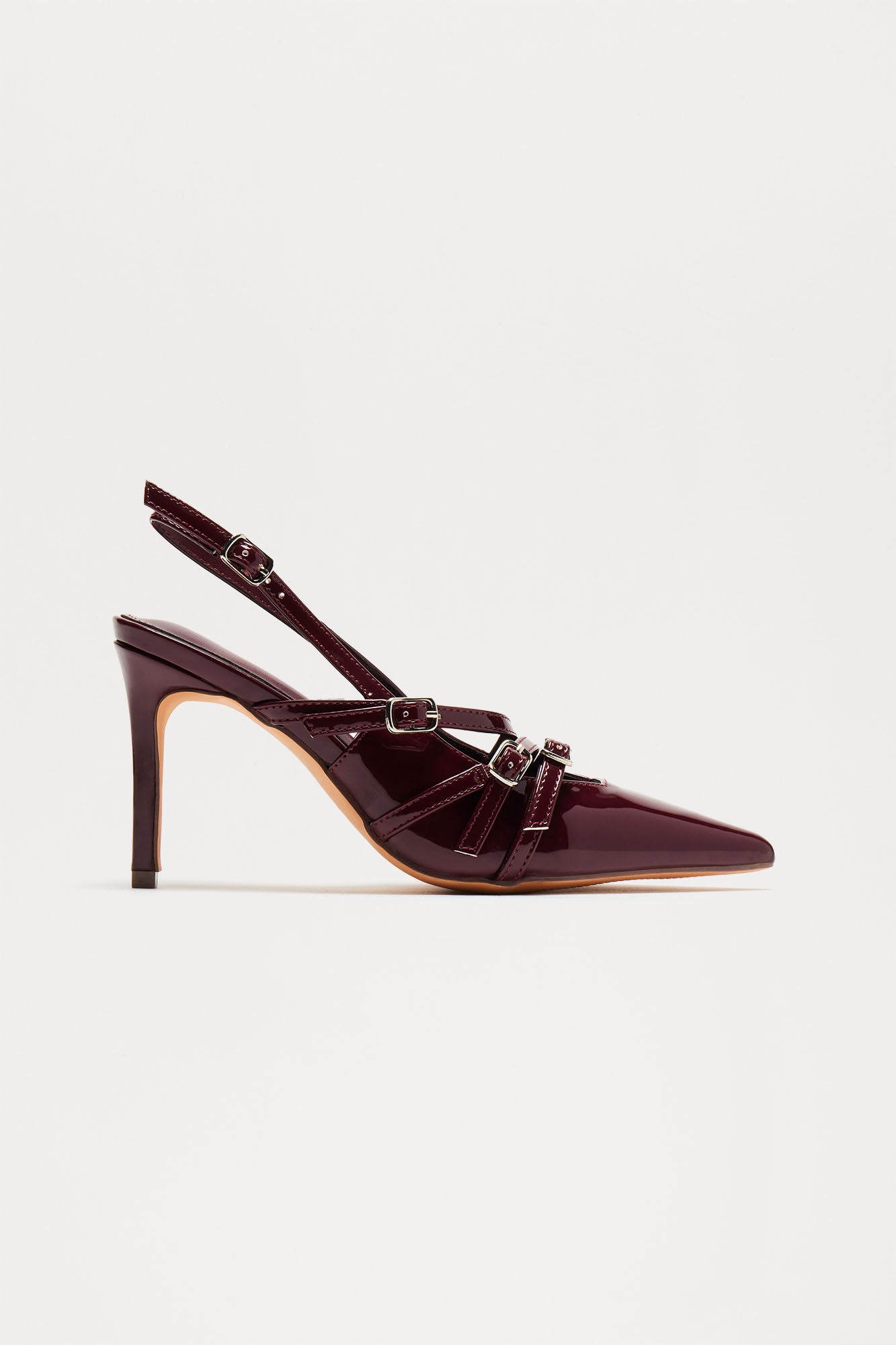 Blake Tiny Buckle Slingback Pumps