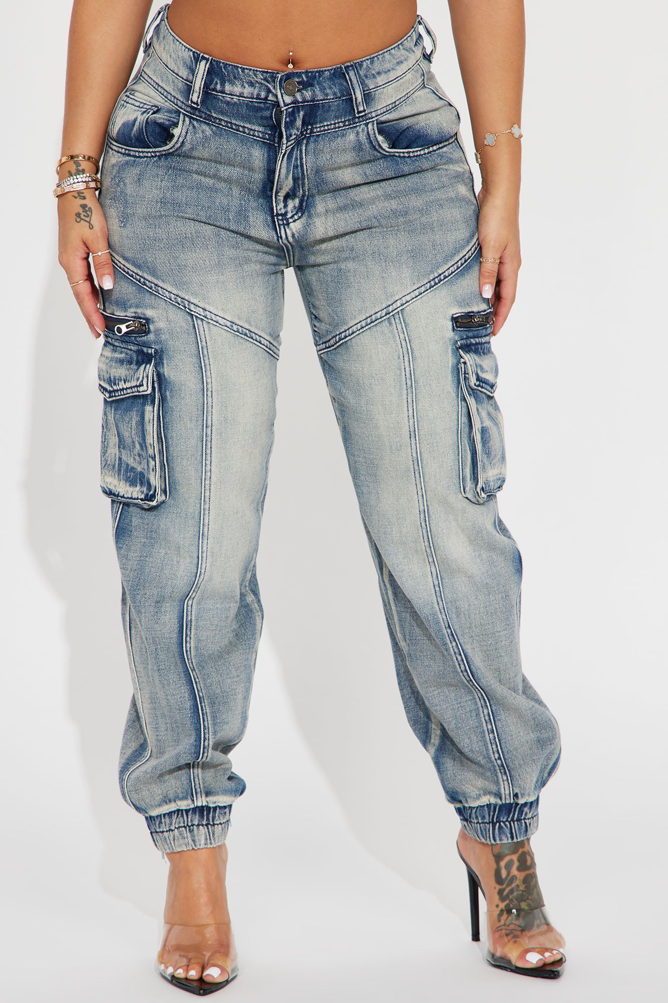 Superstitions Tinted Denim Joggers