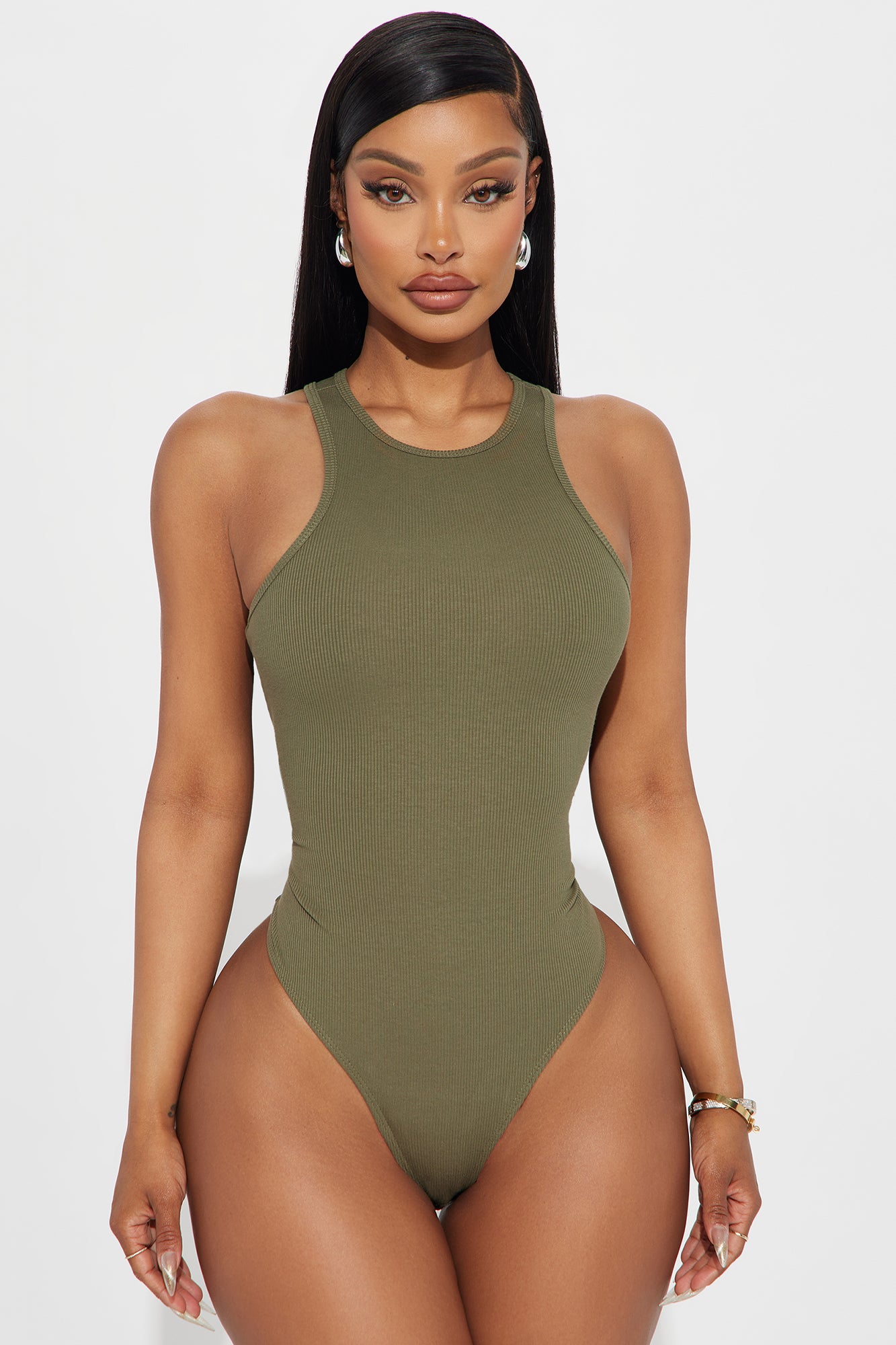 Model Attitude Racerback Bodysuit