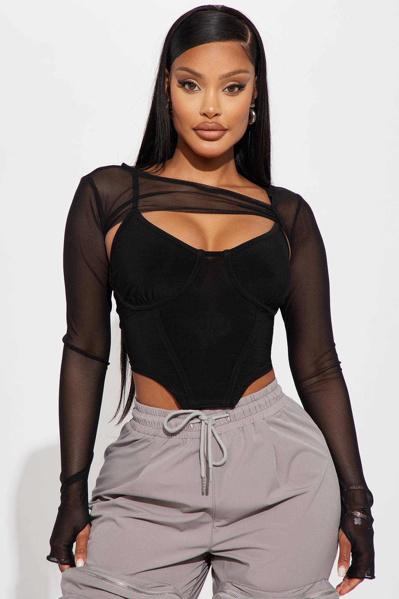 Molly Mesh Top