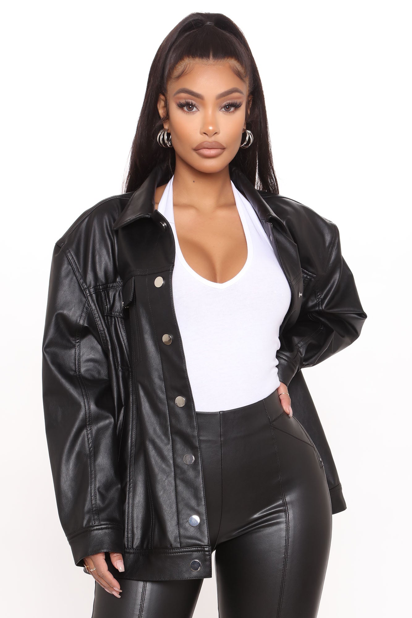 Switch Up Faux Leather Jacket