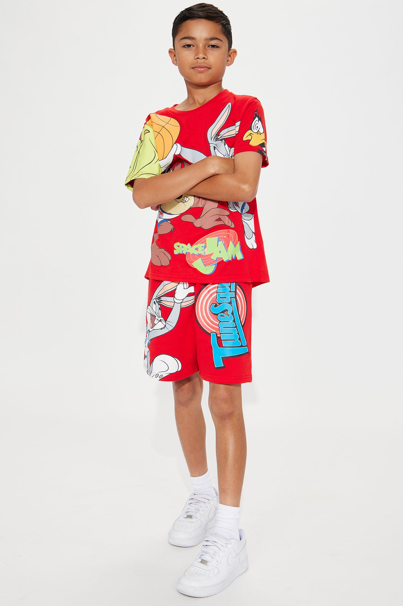 Mini Space Jam Oversized Tee Short Set