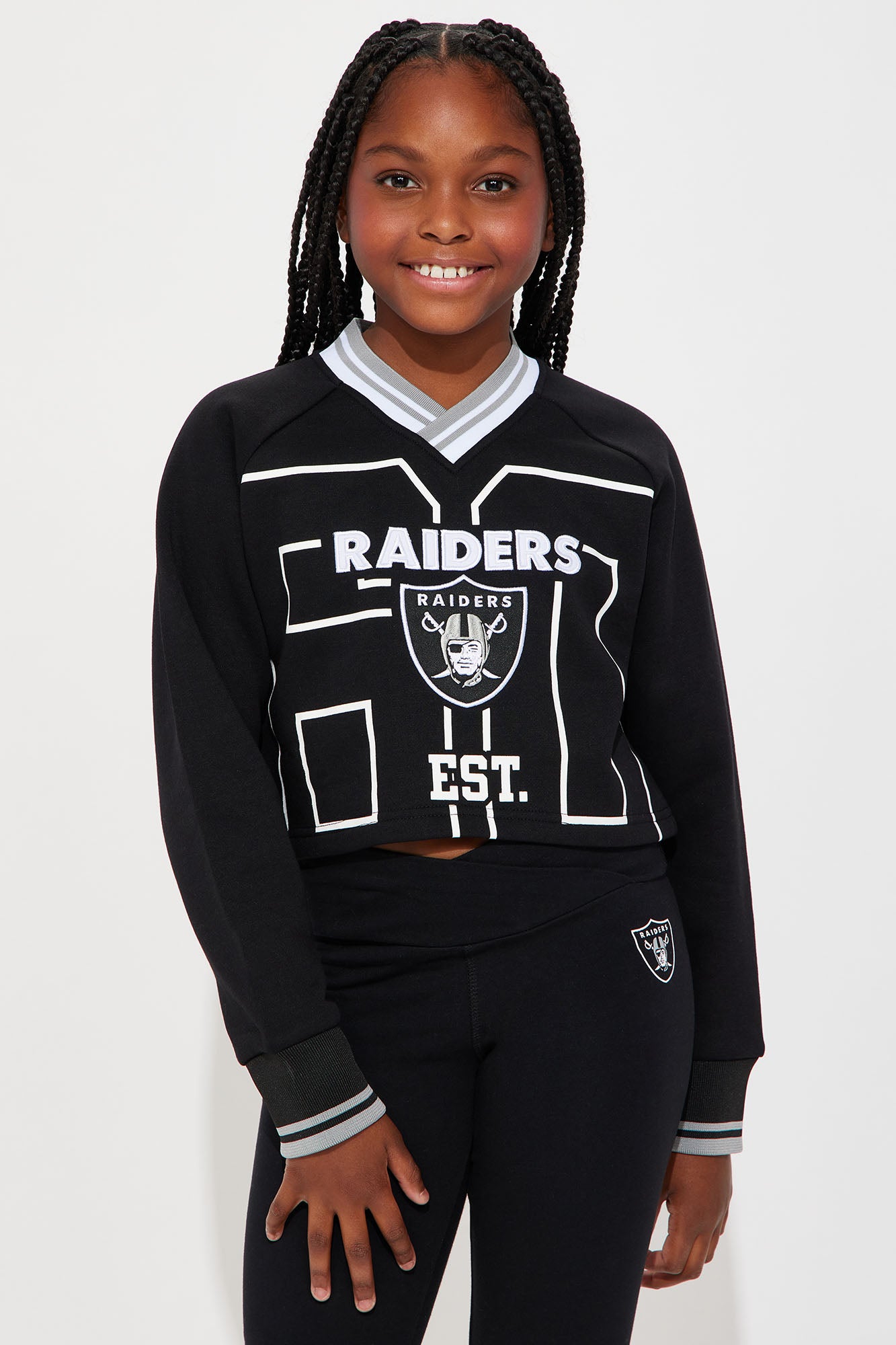Mini Here To Dominate Raiders Sweatshirt