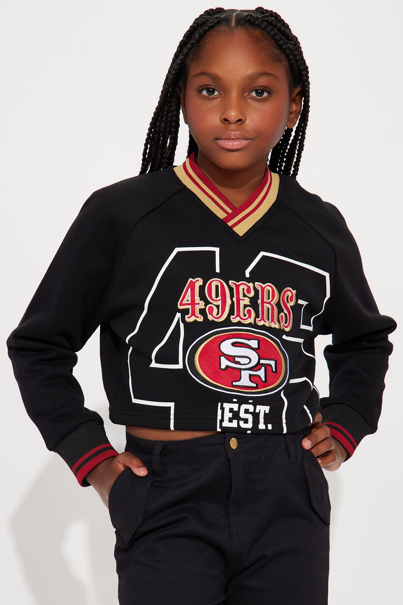 Mini Faithful To The Bay 49ers Sweatshirt
