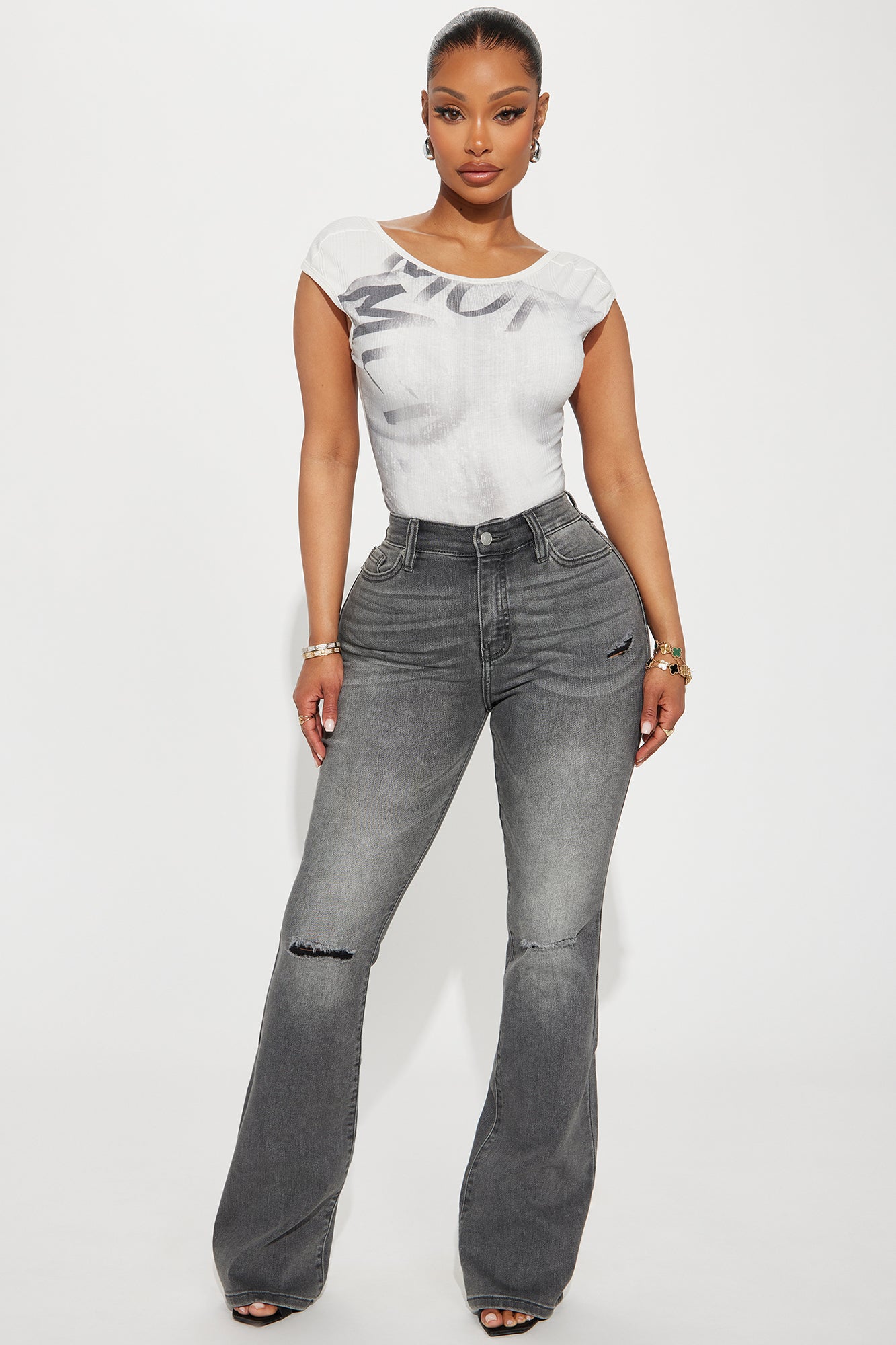 Pleasure Seeker Soft Stretch Flare Jeans