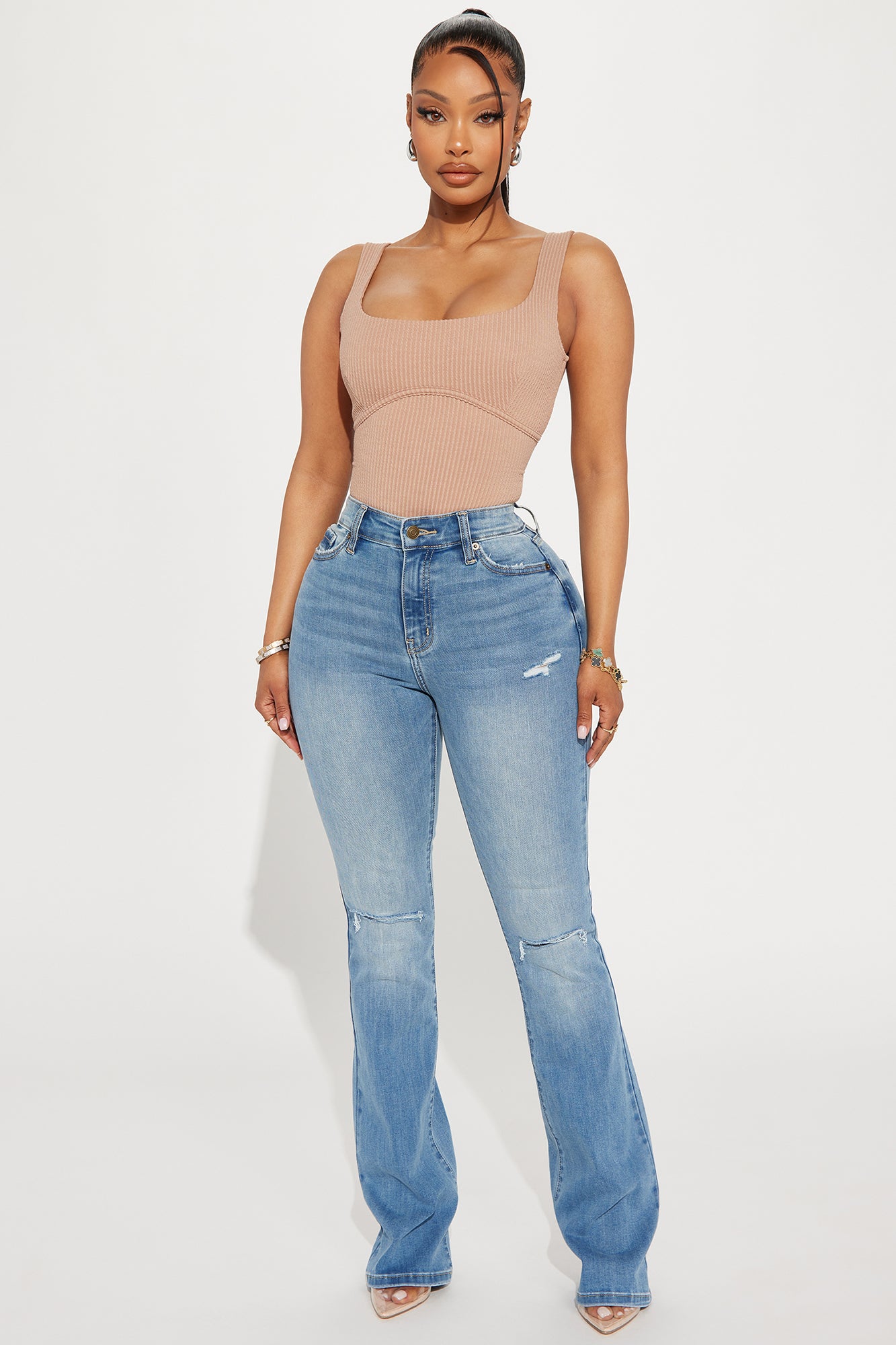 Pleasure Seeker Soft Stretch Flare Jeans