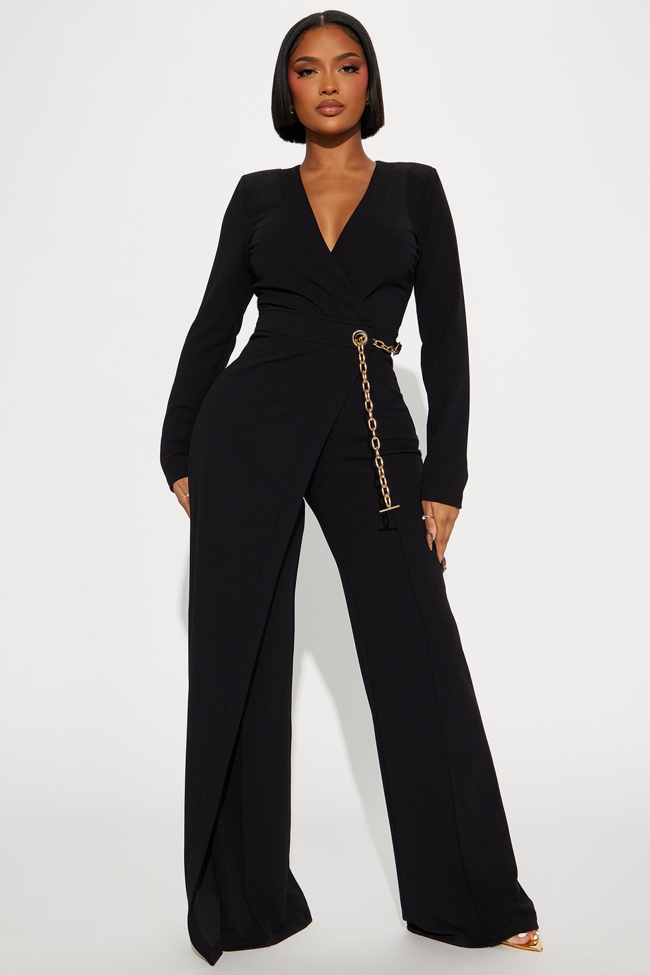 Need A Date Long Sleeve Jumpsuit
