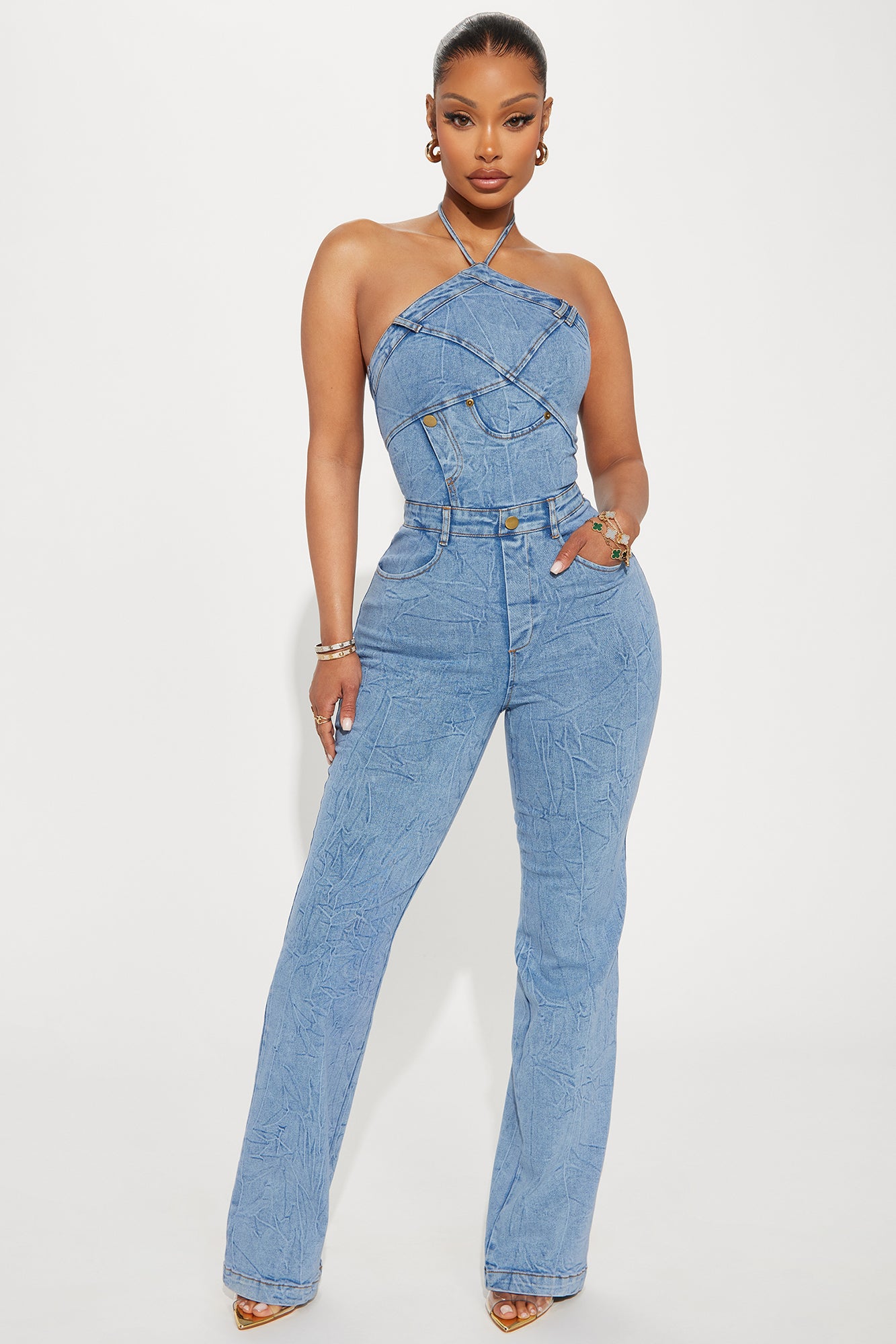 New Era Denim Jumpsuit