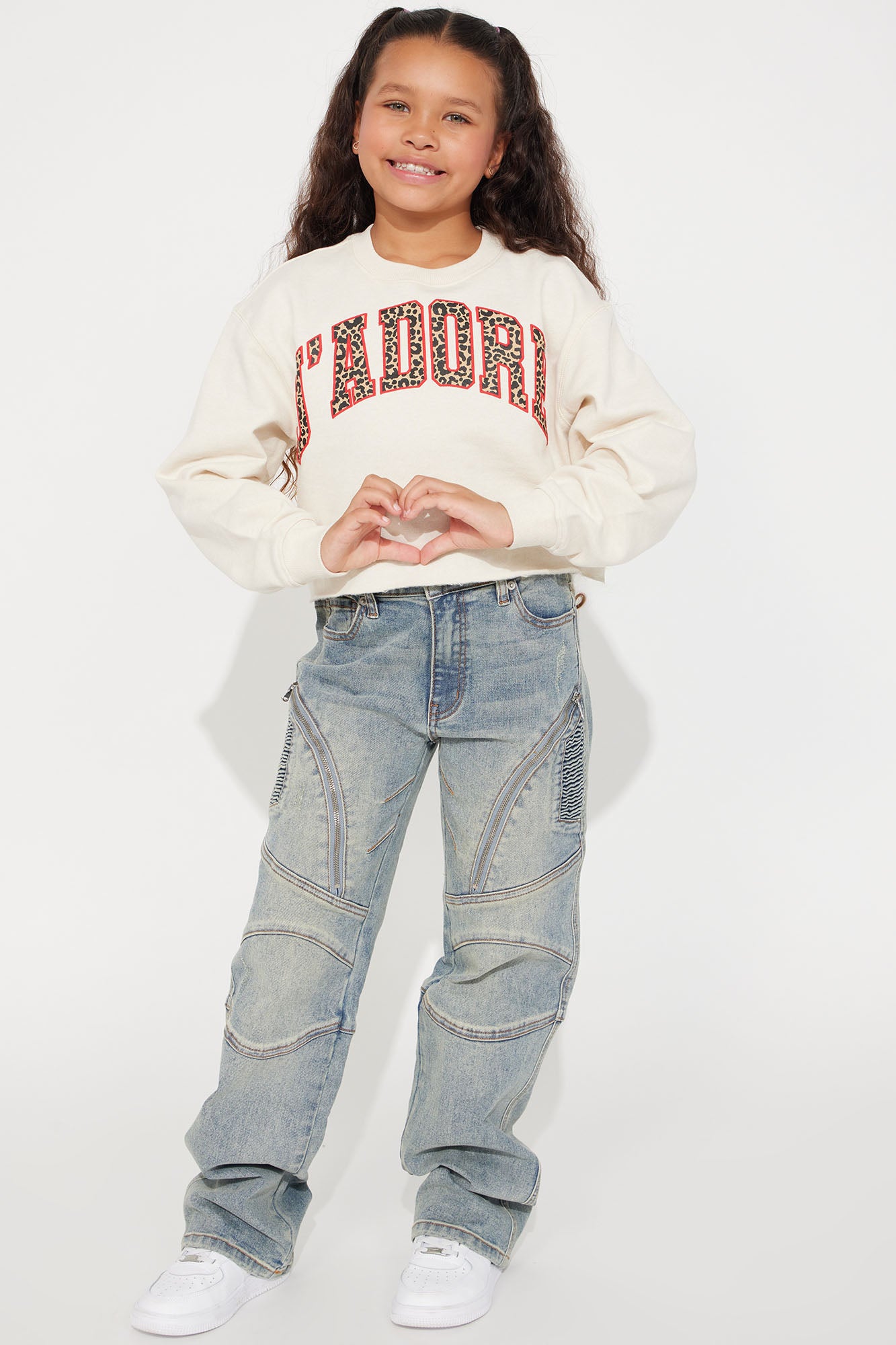 Mini Monica Moto Straight Jean