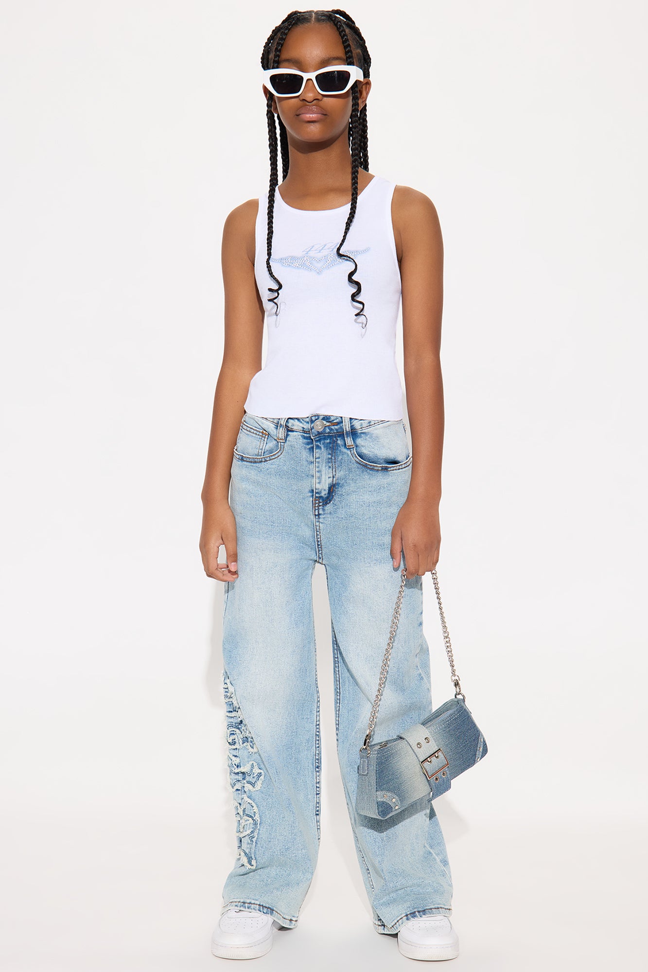 Mini Brat Wide Leg Jean