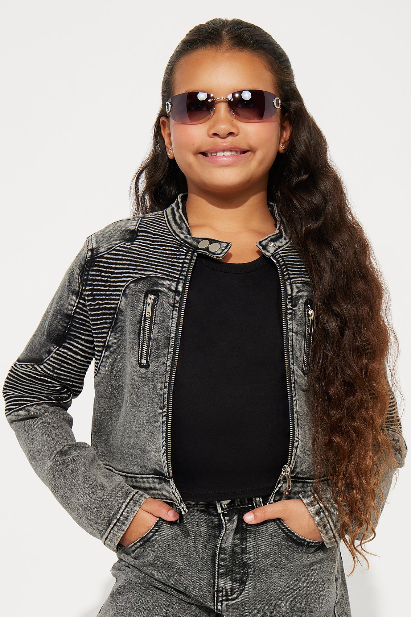 Mini Dolly P Motocross Crop Jacket