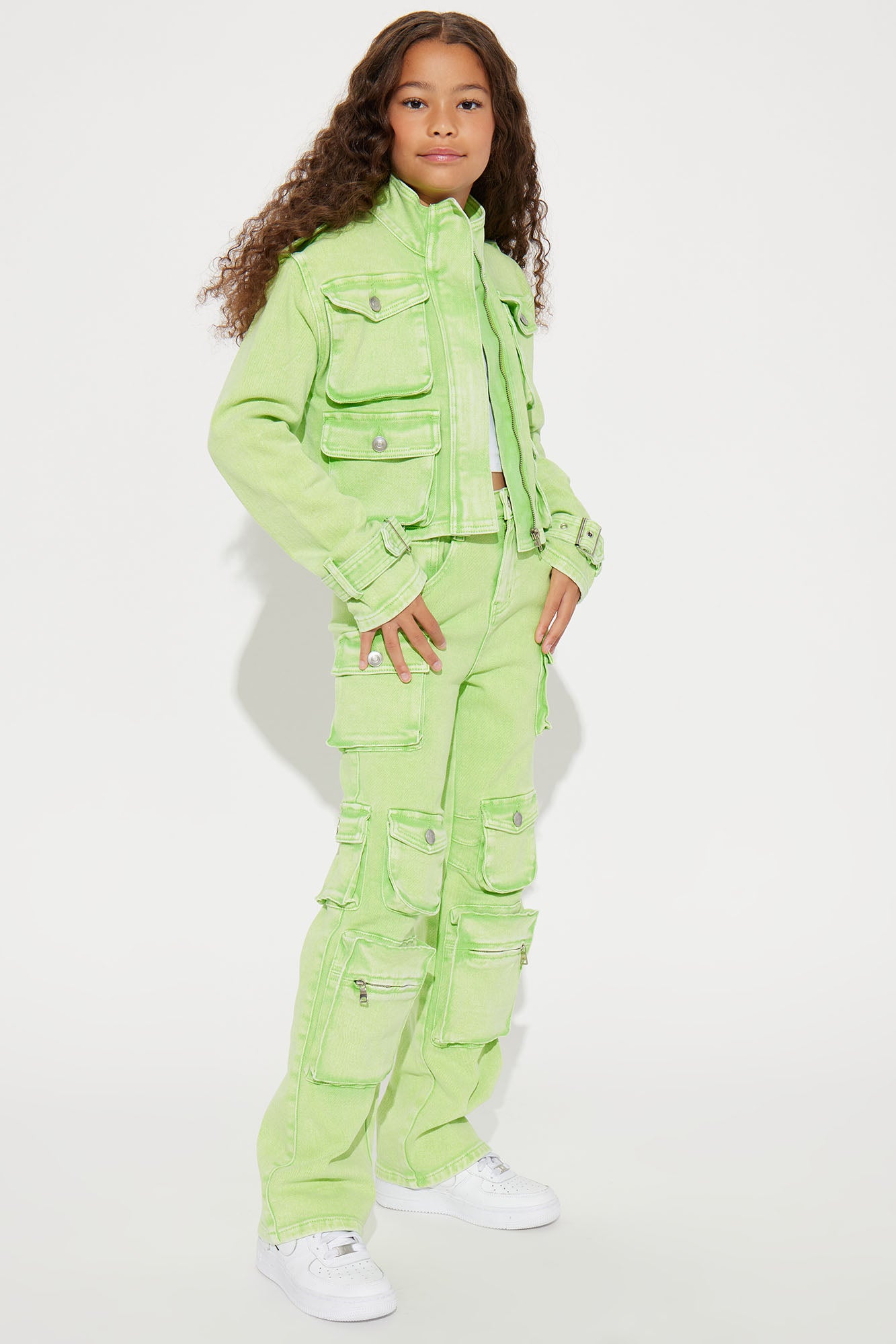Mini Brat Lily High Rise Cargo Jeans