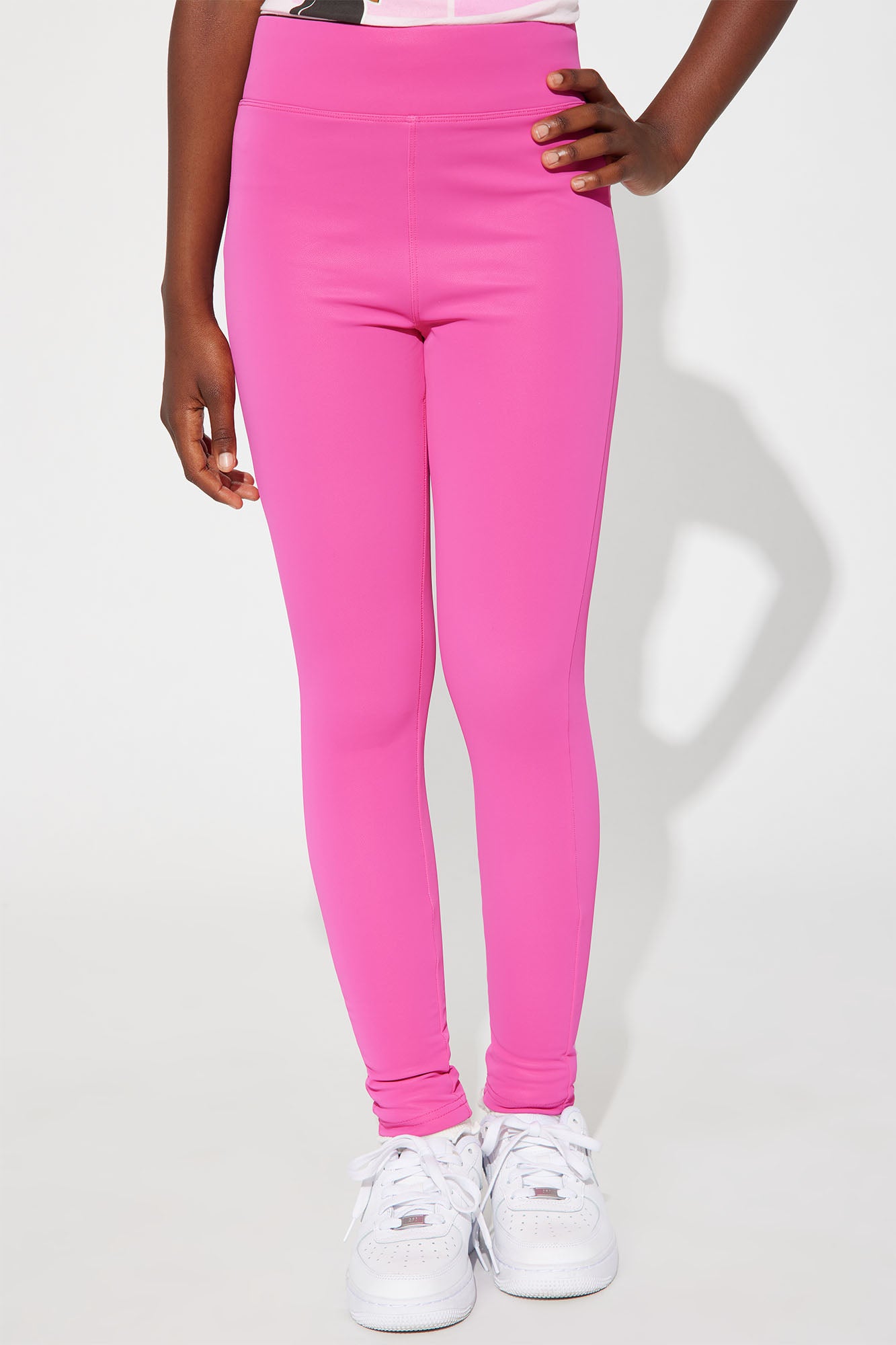 Mini Heart Me Faux Leather Legging