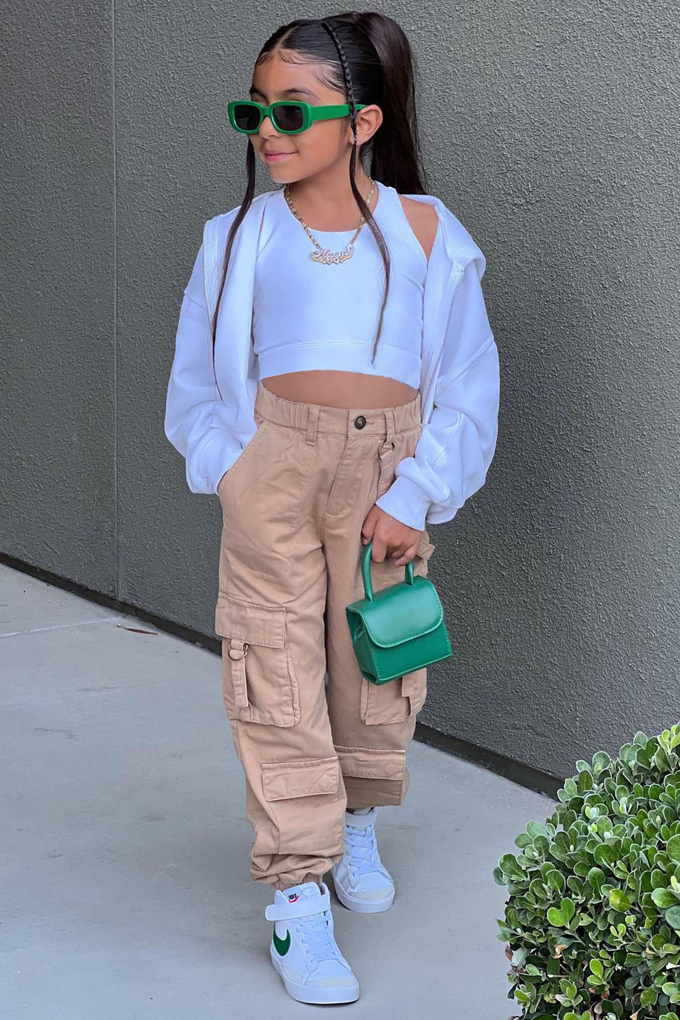 Mini Twill Cargo Pants