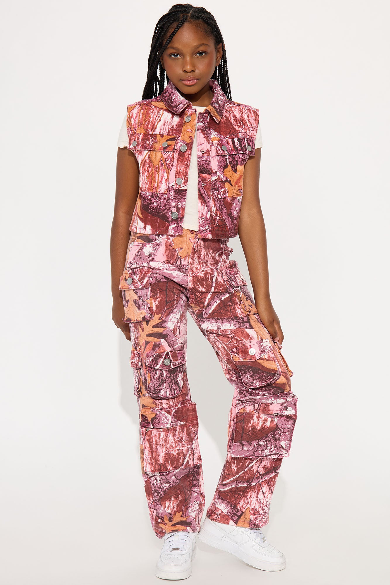 Mini Lily High Rise Cargo Jeans