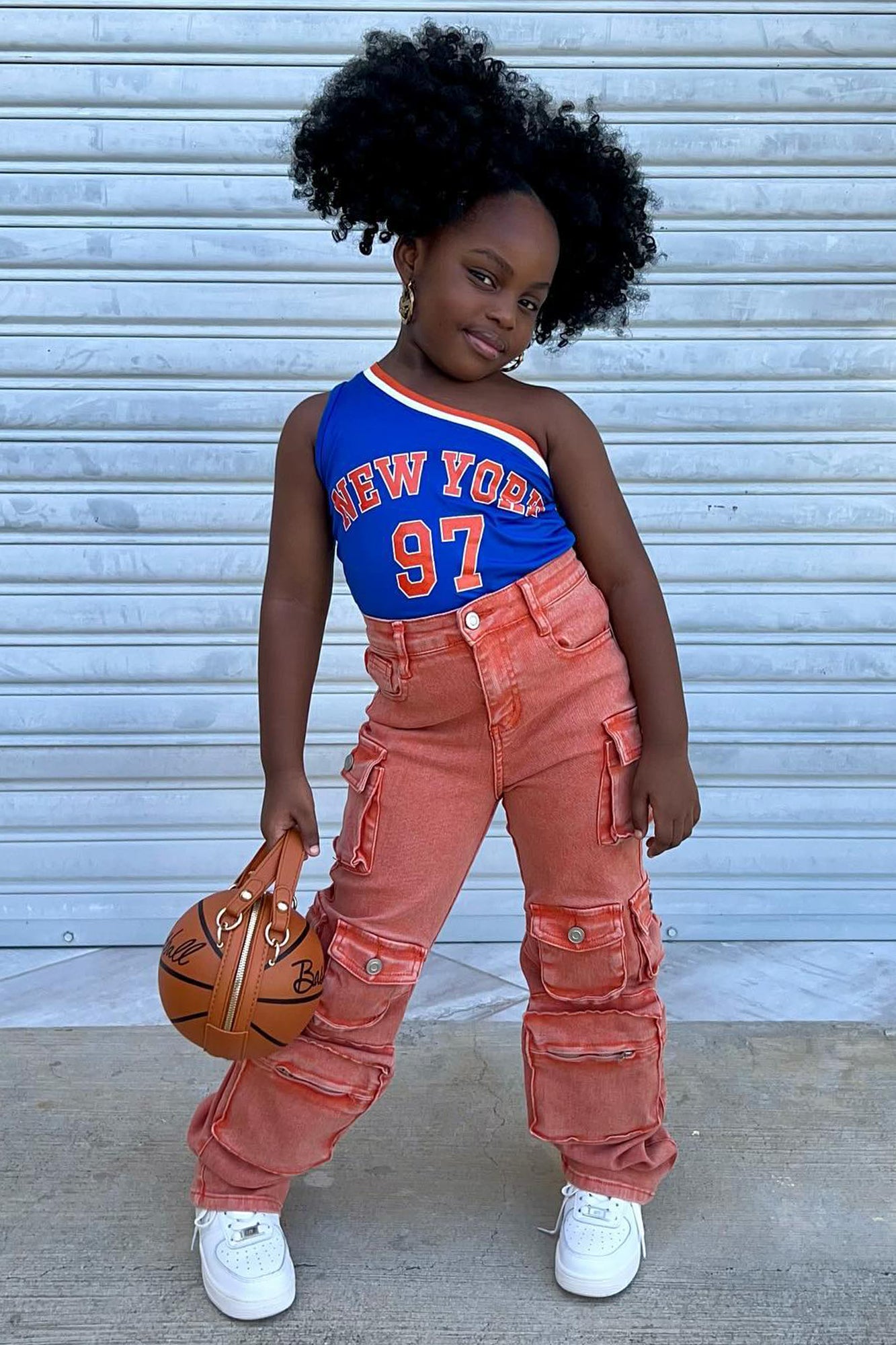 Mini Lily High Rise Cargo Jeans