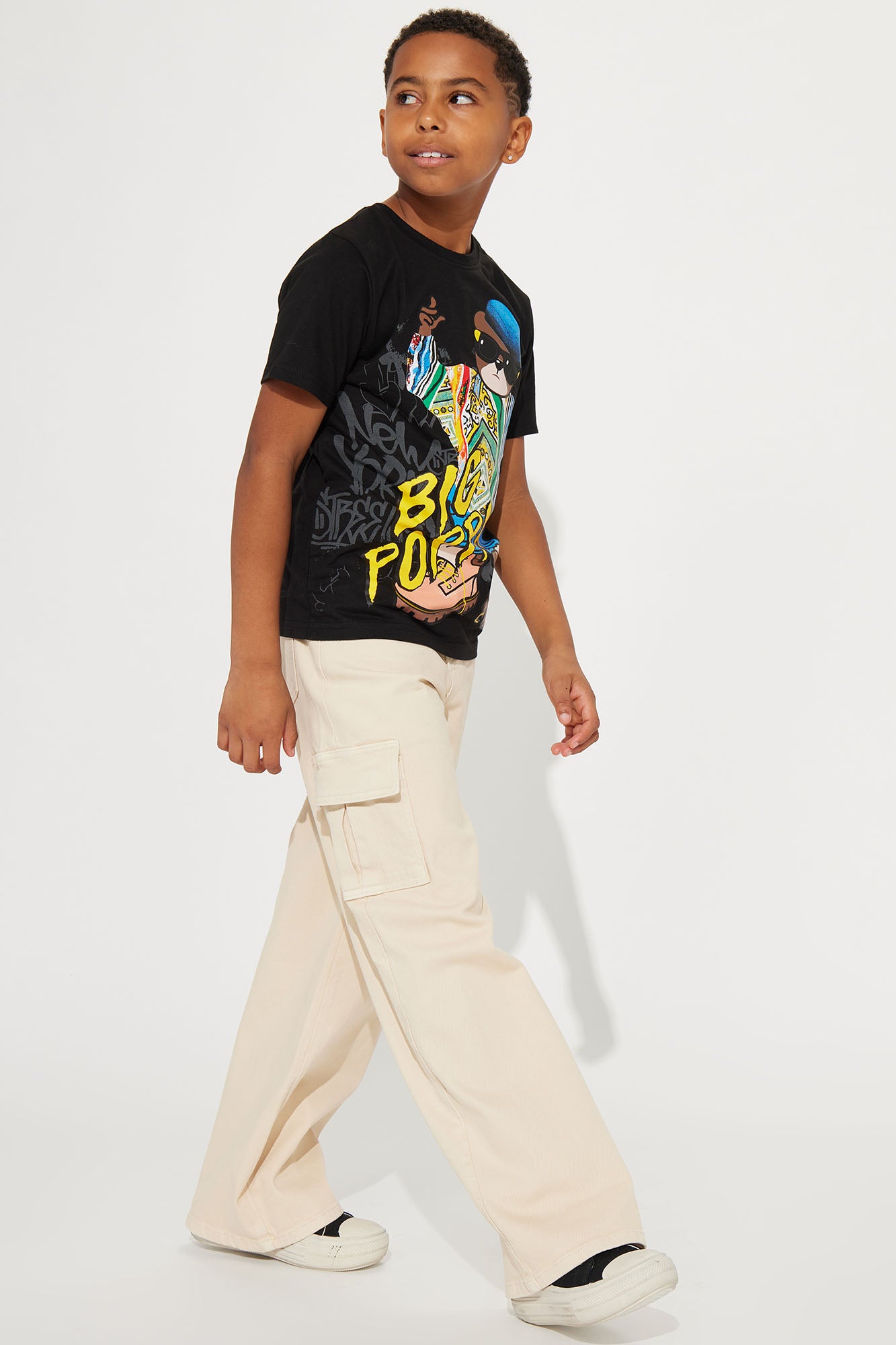 Mini The Wide Leg Cargo Pant