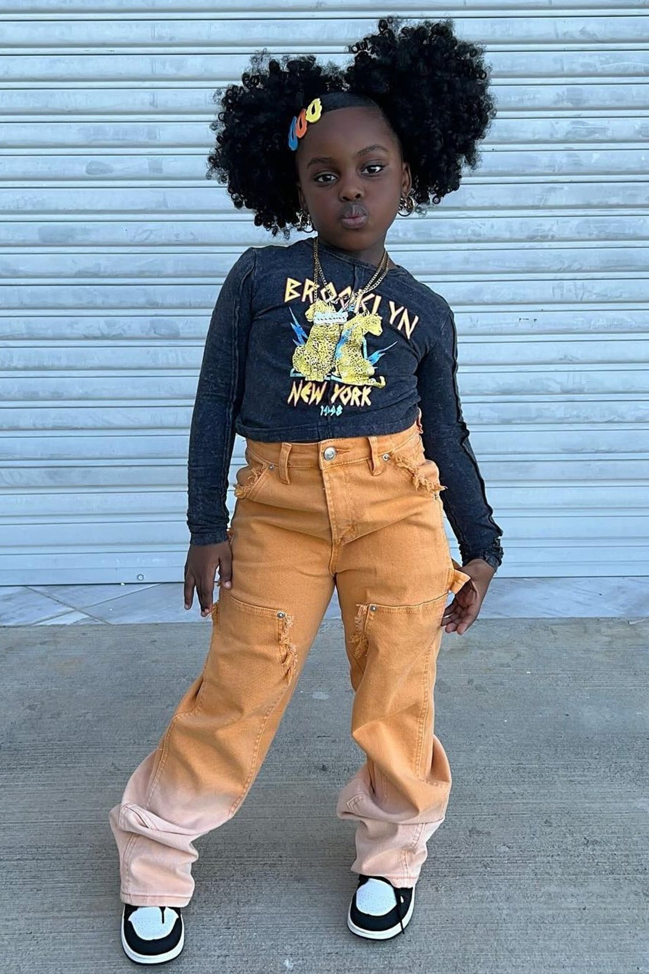 Mini Love Is Alive Carpenter Pants