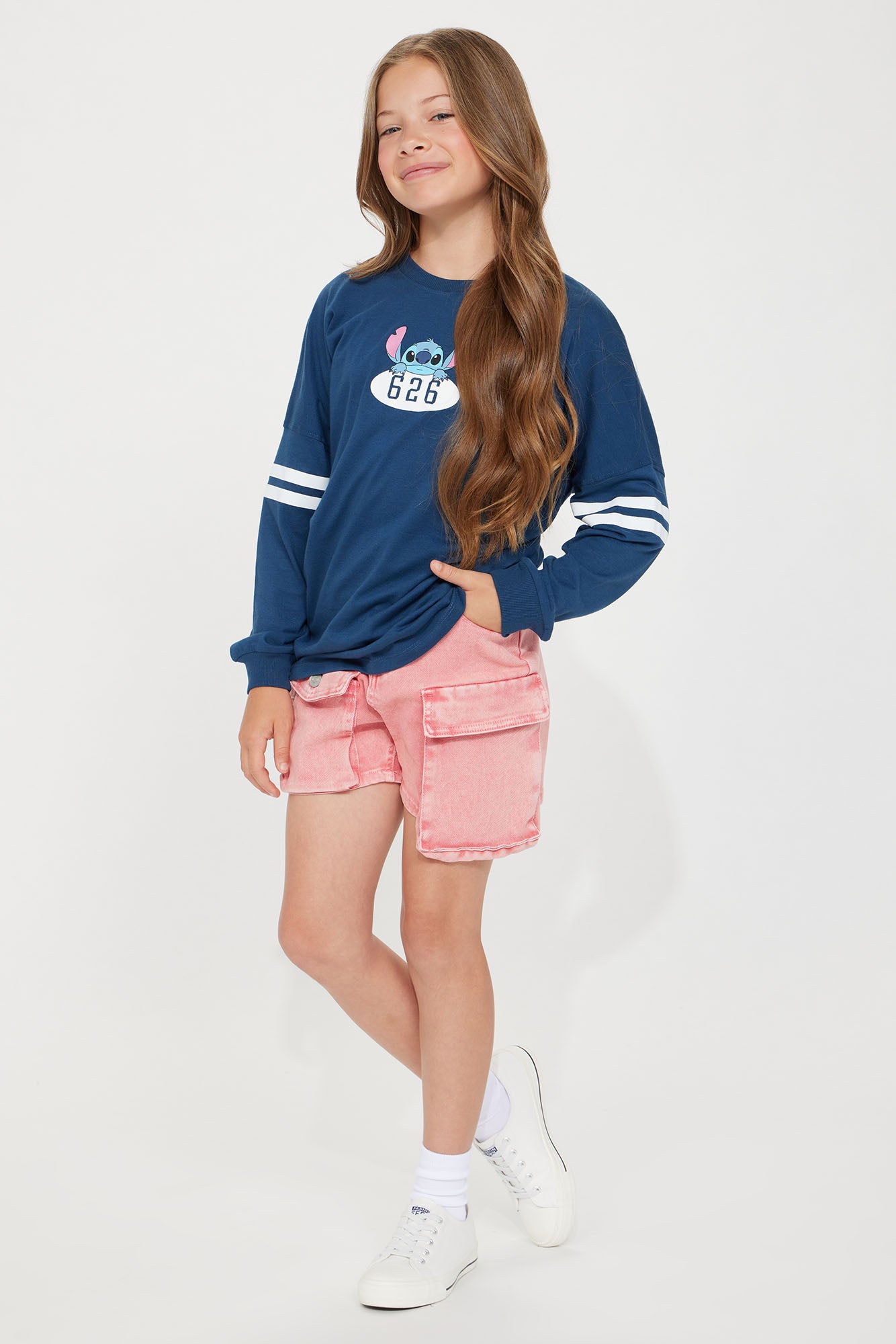 Mini Lily Acid Wash Cargo Short