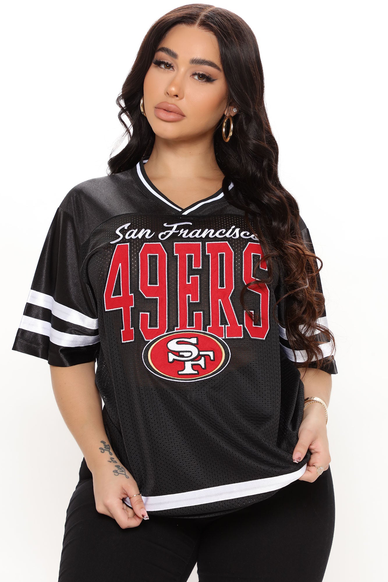 NFL The Faithful 49ers Mesh Top